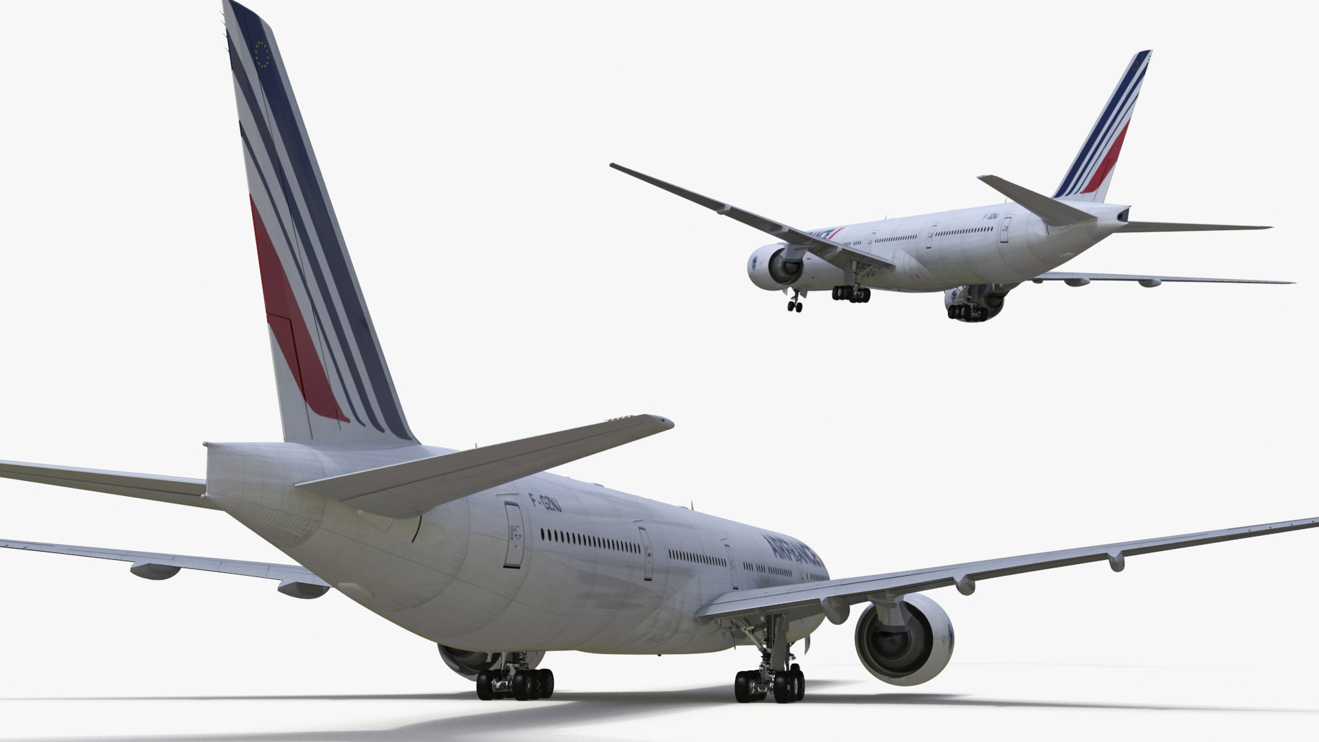 3D Boeing 777 Air France