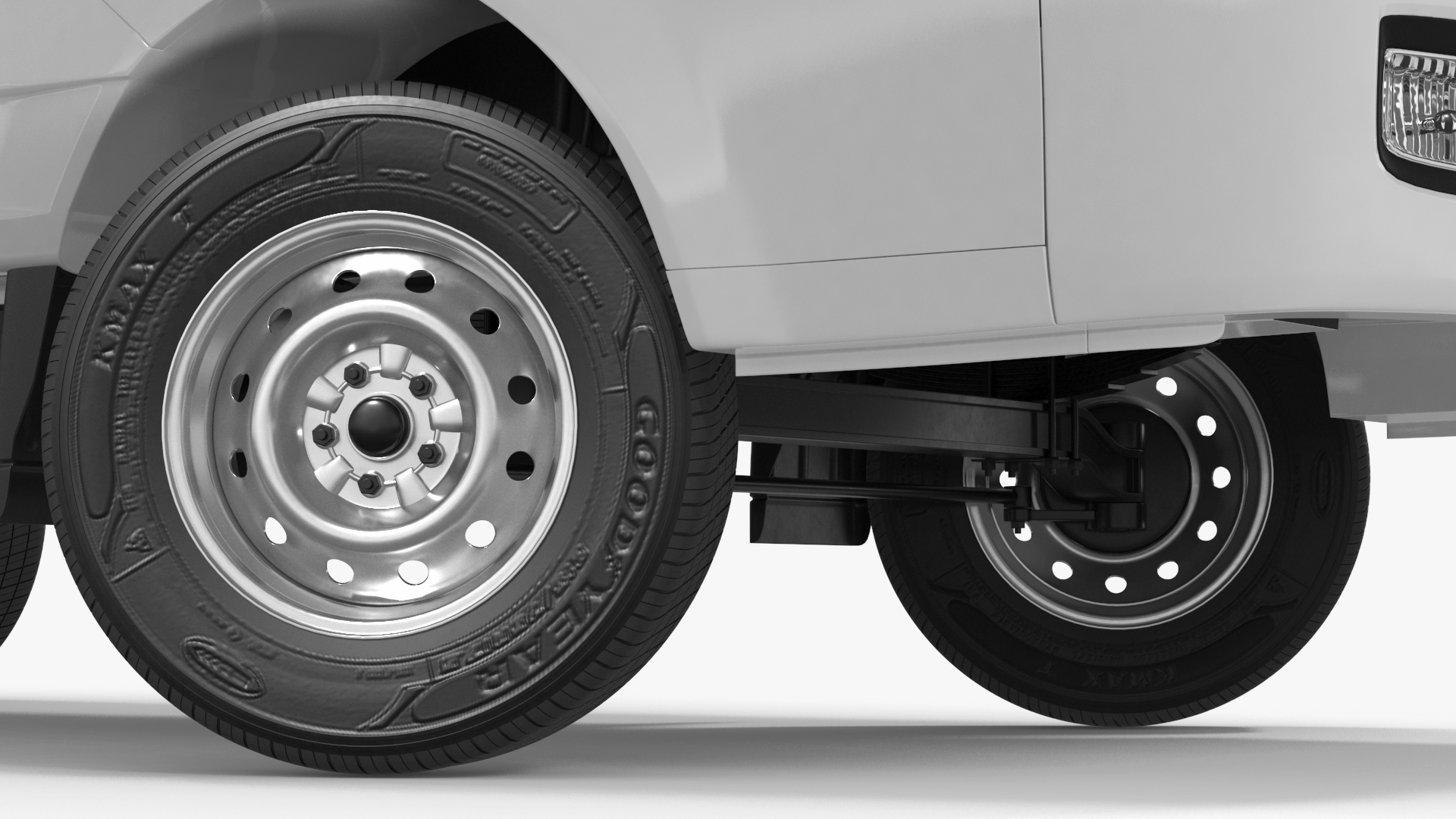 3D Flatbed Truck Hyundai HR 2023 Rigged