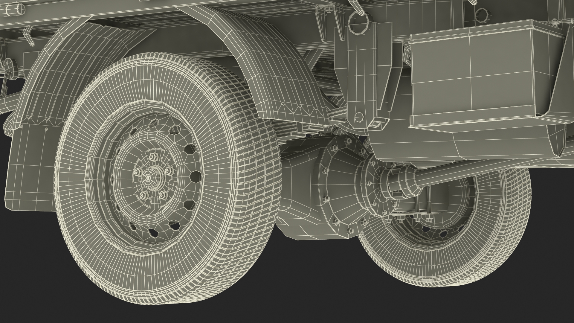 3D Flatbed Truck Hyundai HR 2023 Rigged