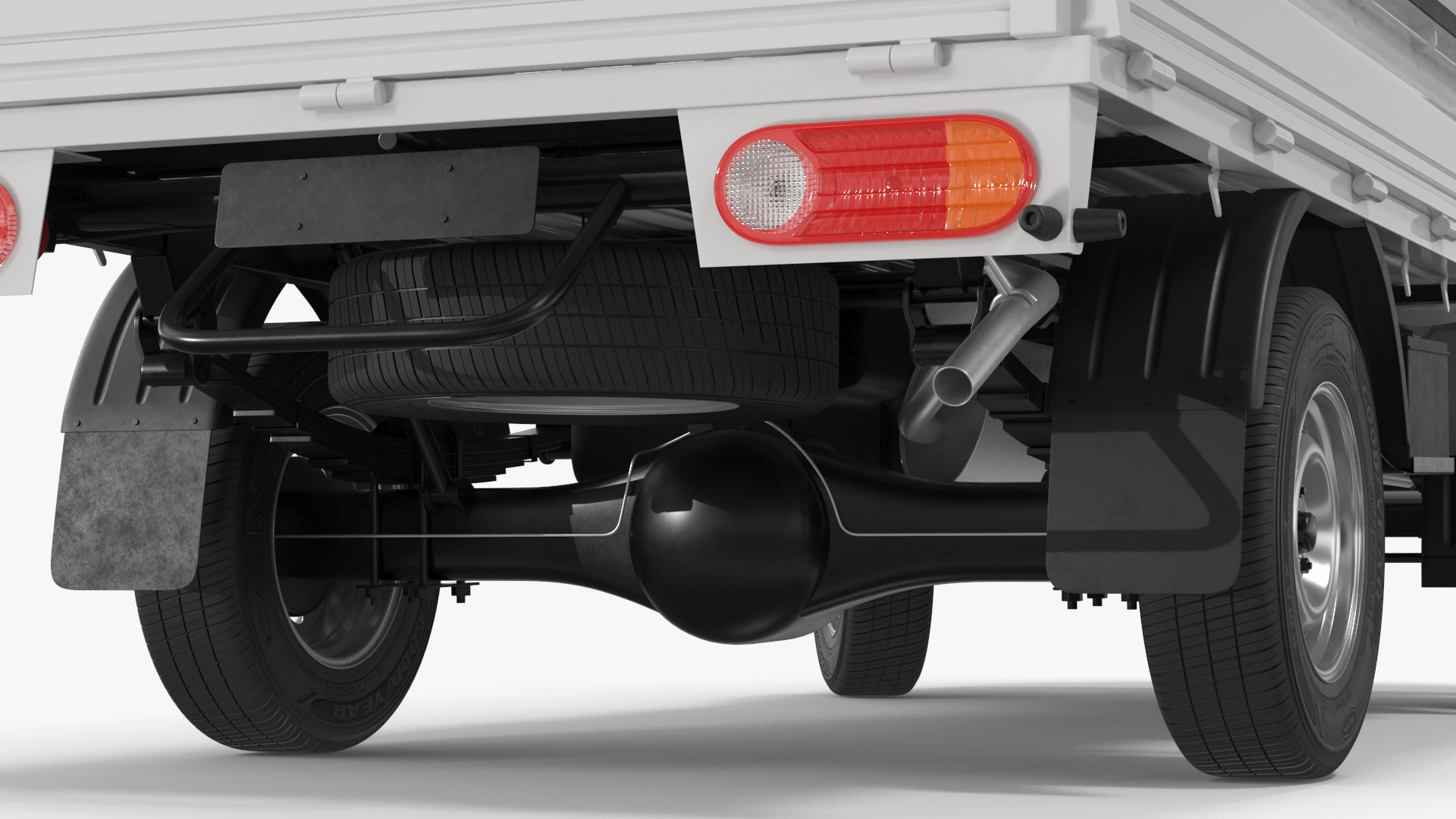 3D Flatbed Truck Hyundai HR 2023 Rigged