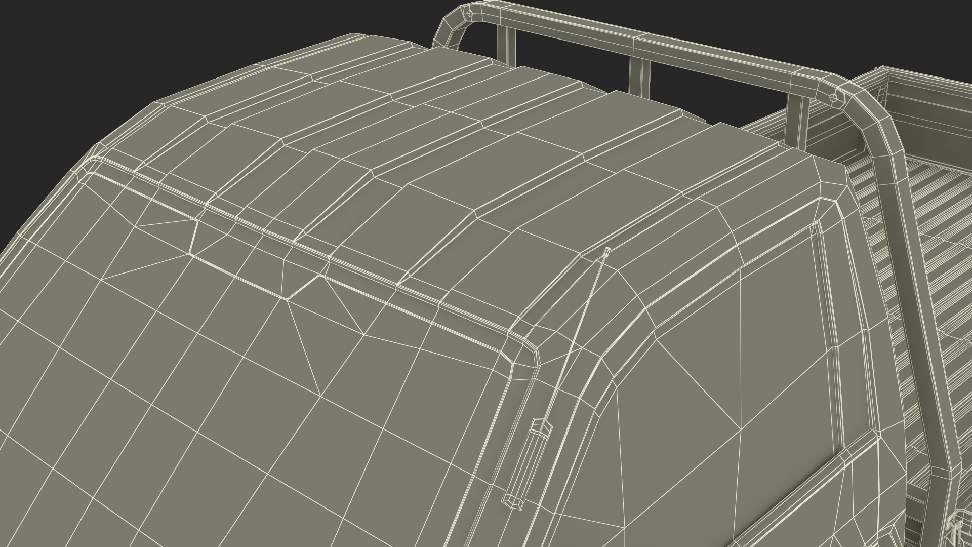 3D Flatbed Truck Hyundai HR 2023 Rigged