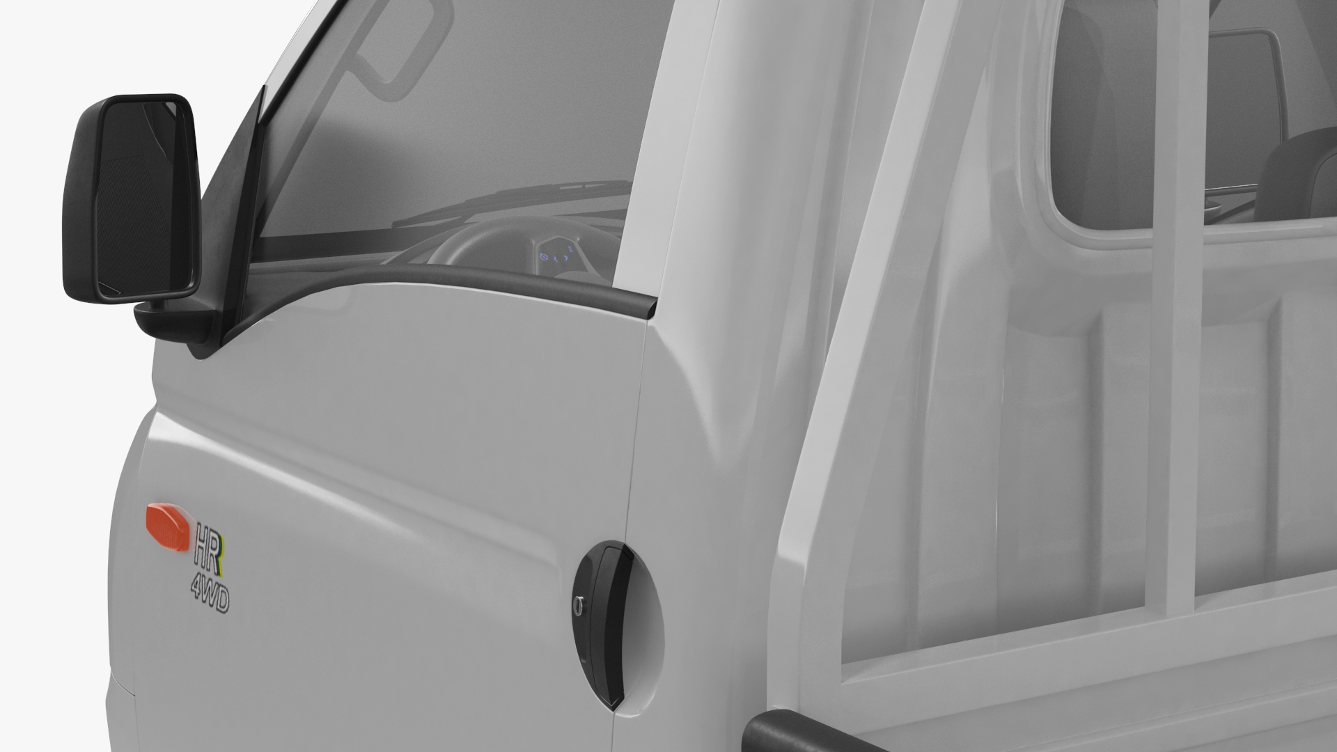 3D Flatbed Truck Hyundai HR 2023 Rigged