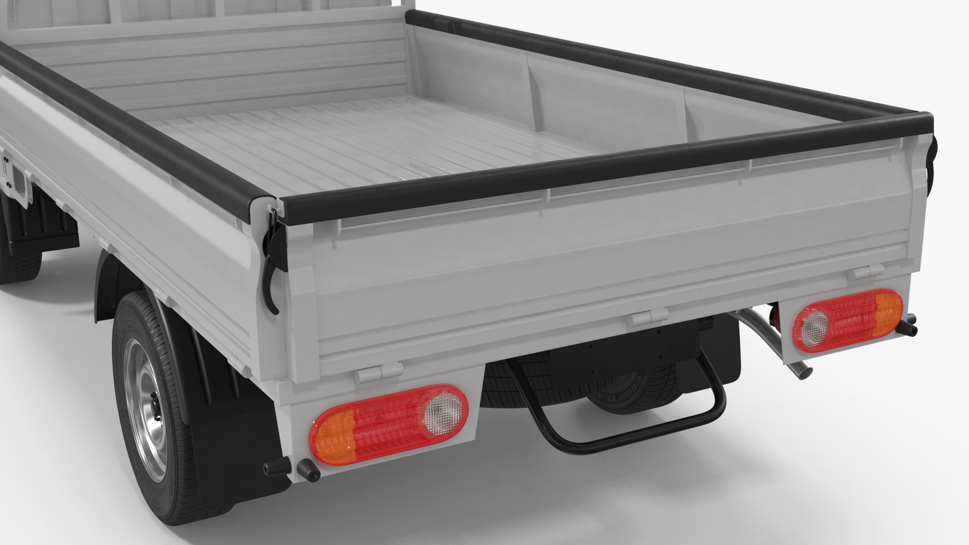 3D Flatbed Truck Hyundai HR 2023 Rigged