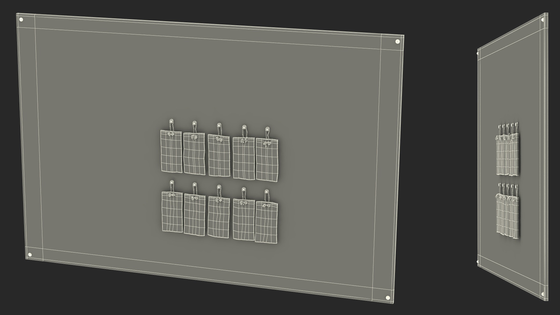 Classic Style Baseball Scoreboard Fur 3D