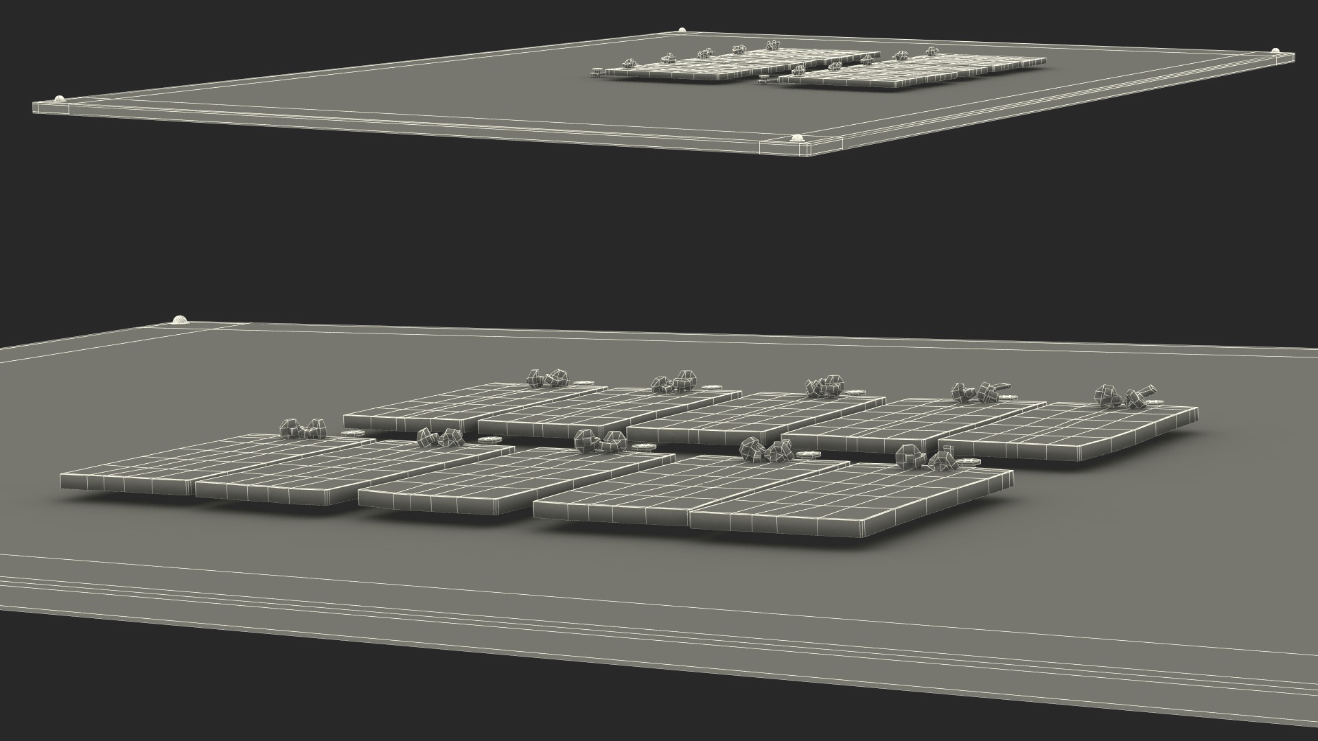 Classic Style Baseball Scoreboard Fur 3D