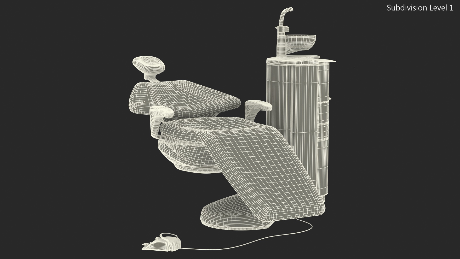 3D Adjustable Medical Dental Chair