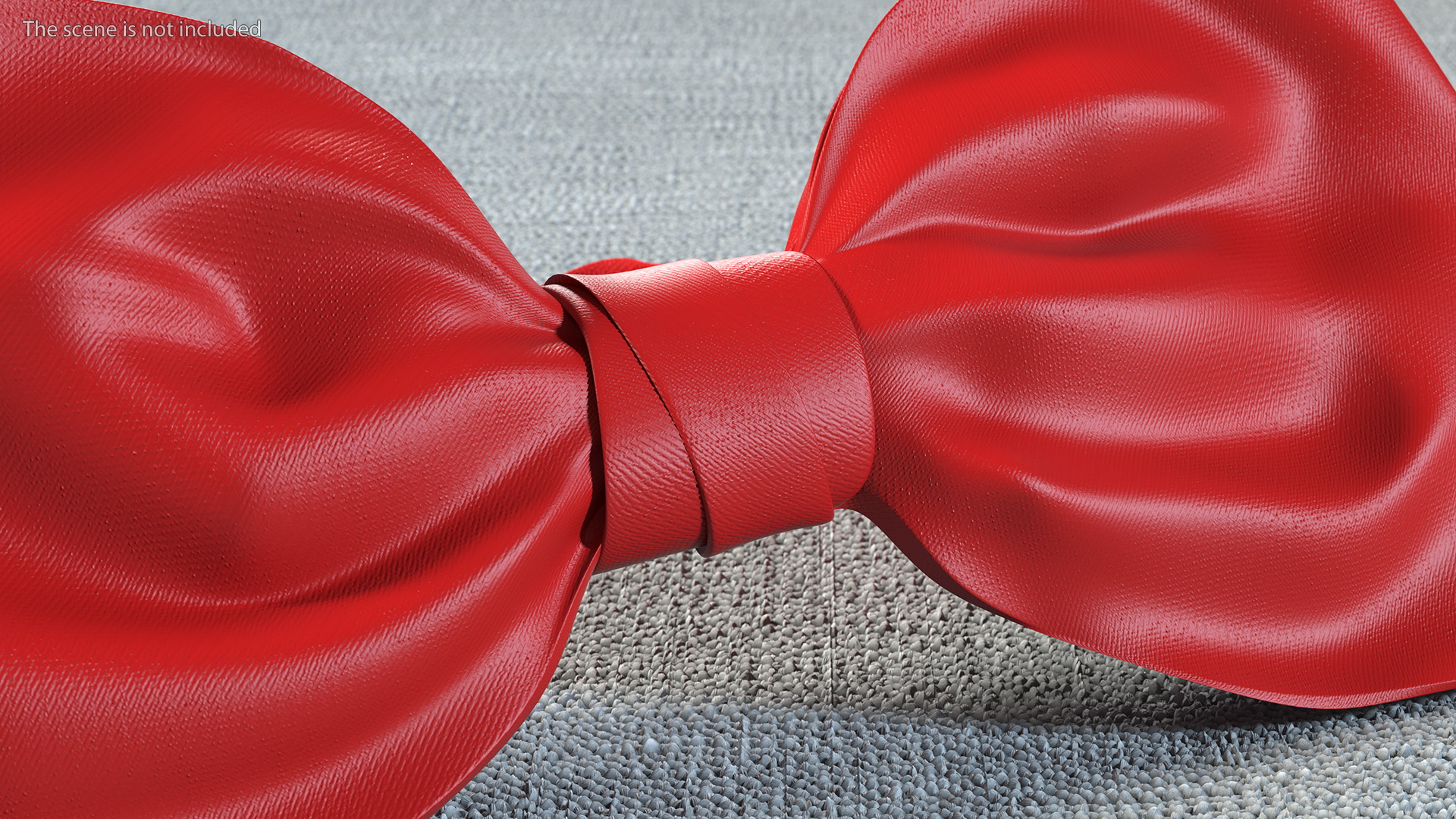 3D Red Bow Tie