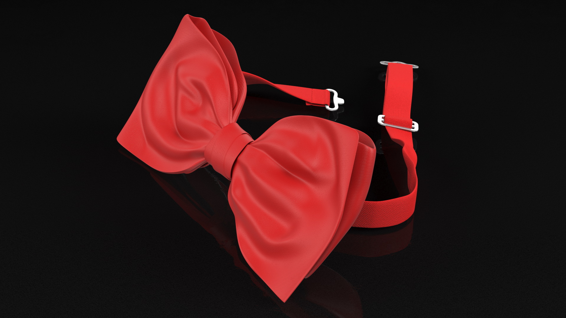 3D Red Bow Tie