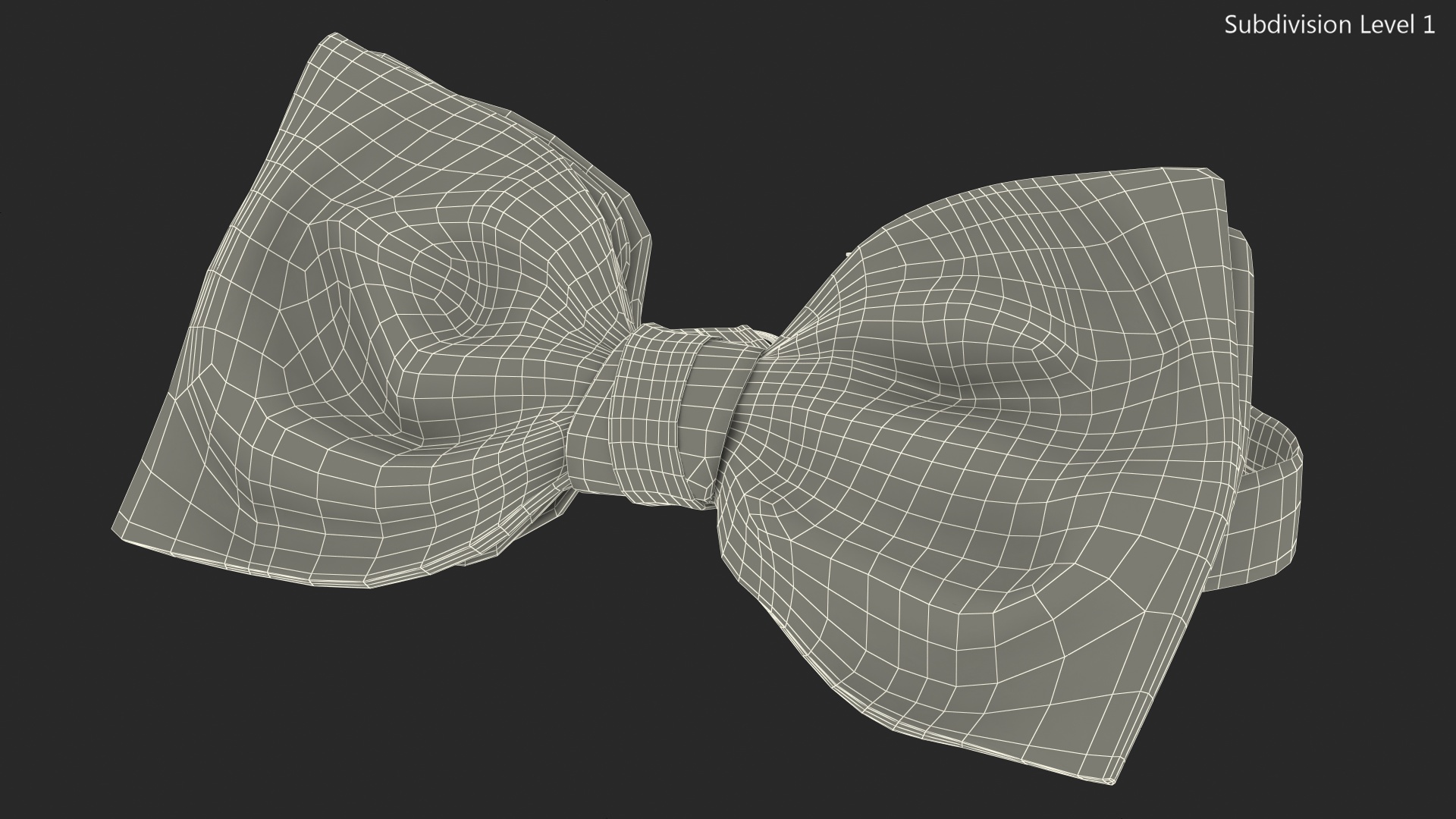 3D Red Bow Tie