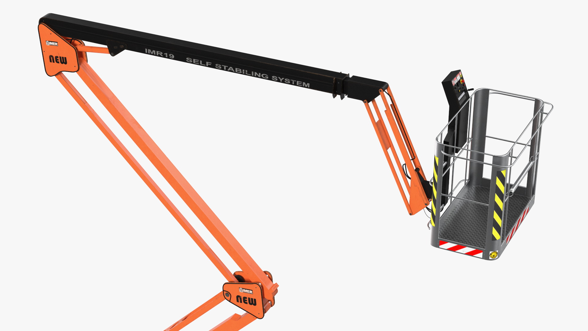 3D Tracked Boom Lift Rigged for Maya model