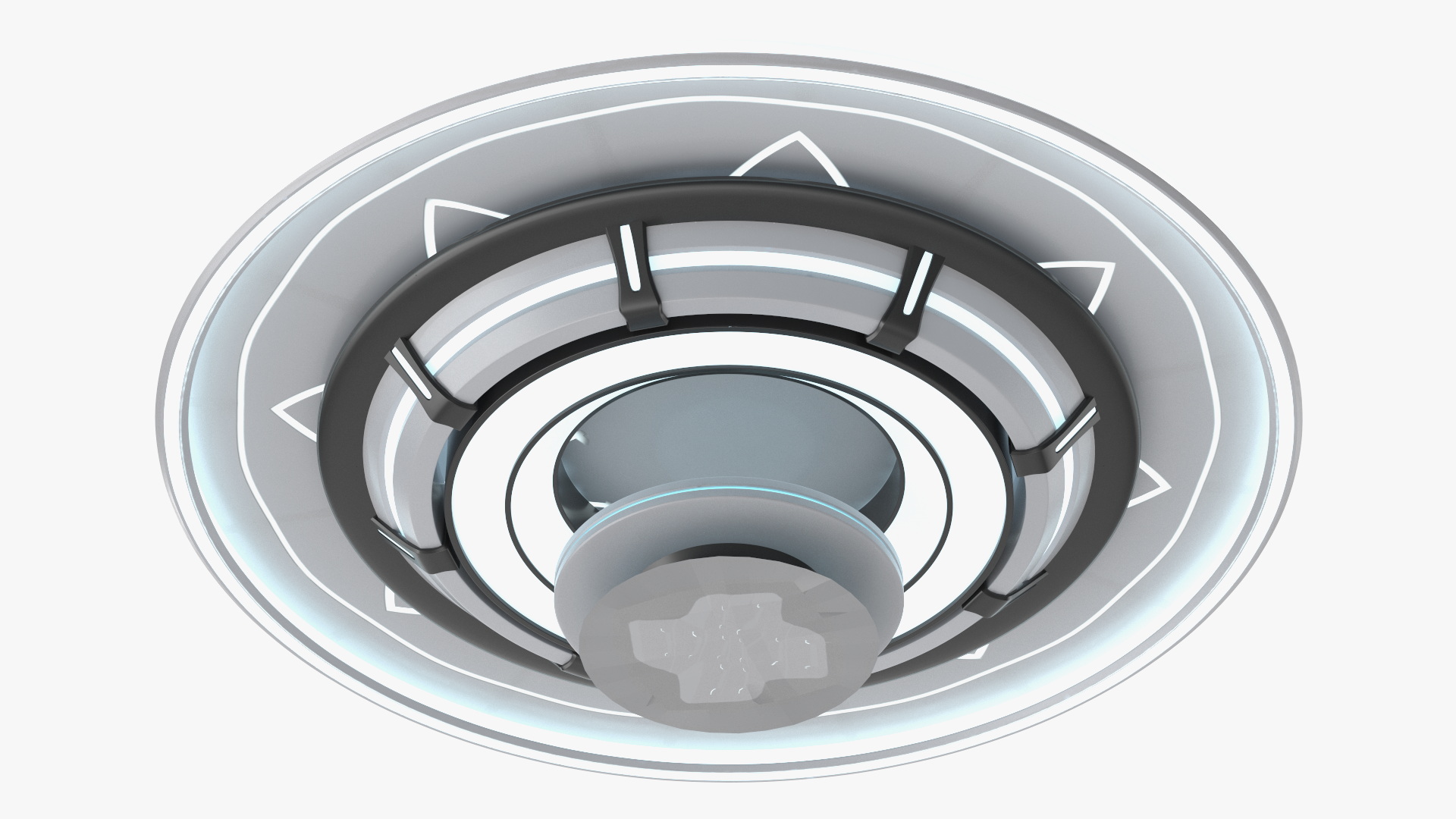 3D Futuristic Holographic Empty Projector Display