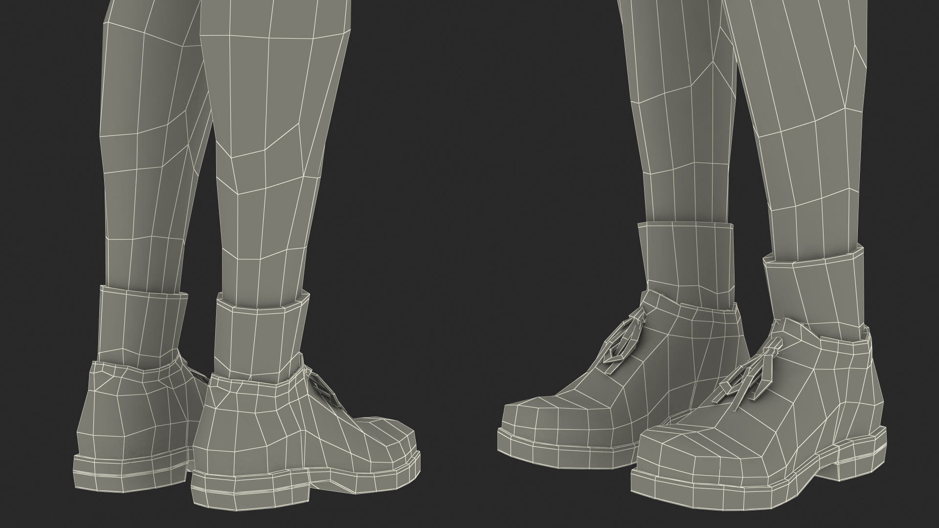 3D Street Style Light Skin Black Teenage Girl Standing Pose