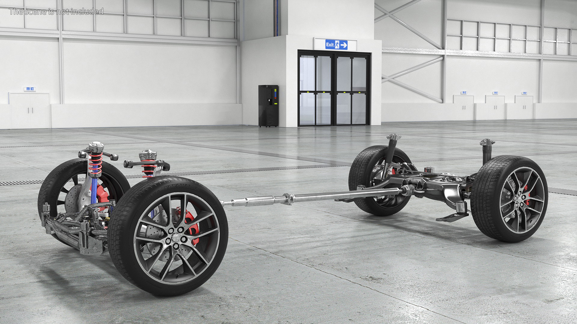 3D Automotive Suspension System model