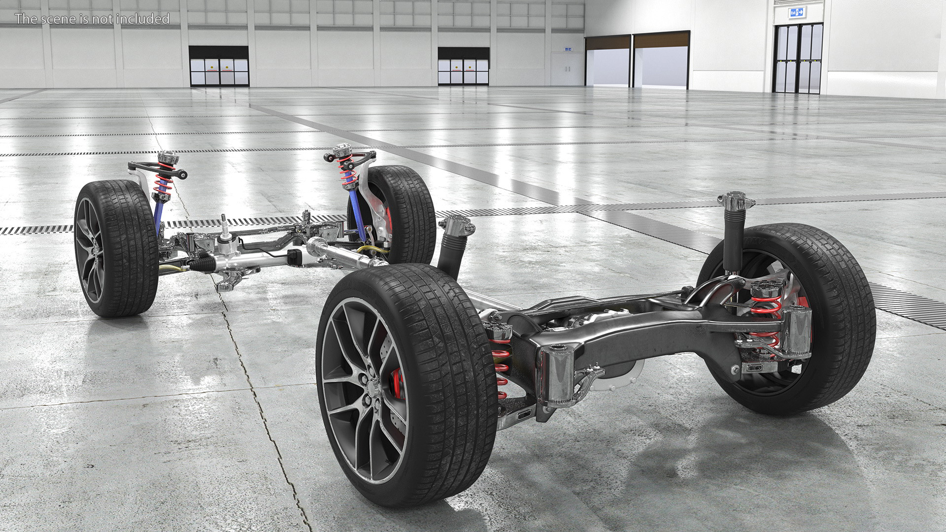 3D Automotive Suspension System model