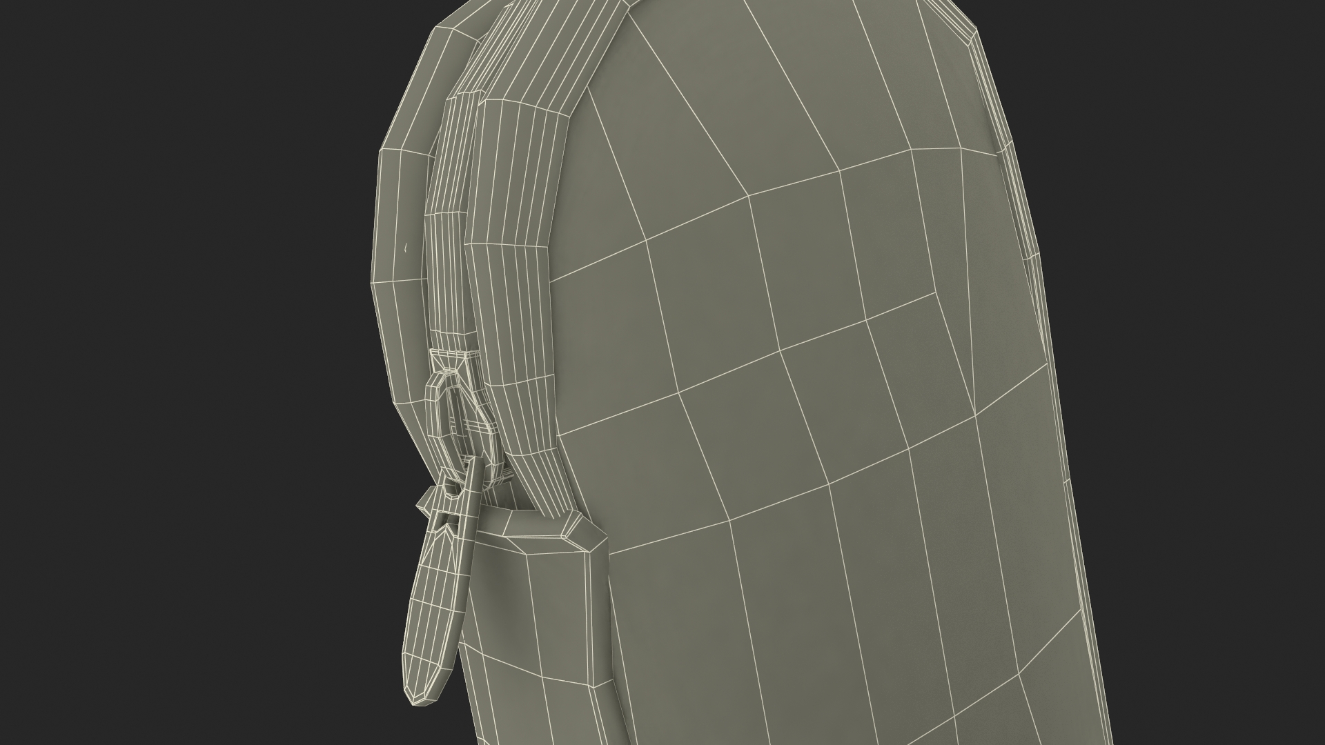 3D Hunter Gun Carry Bag on Mannequin model