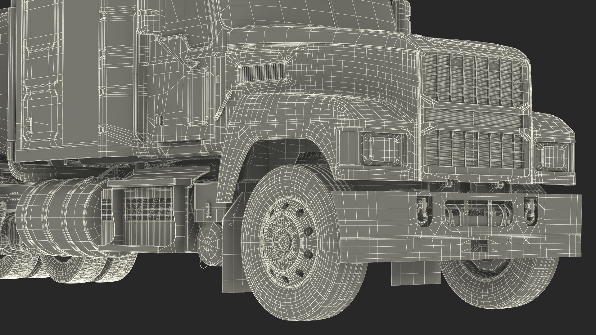 2025 Highway Truck and Tanker Trailer 3D