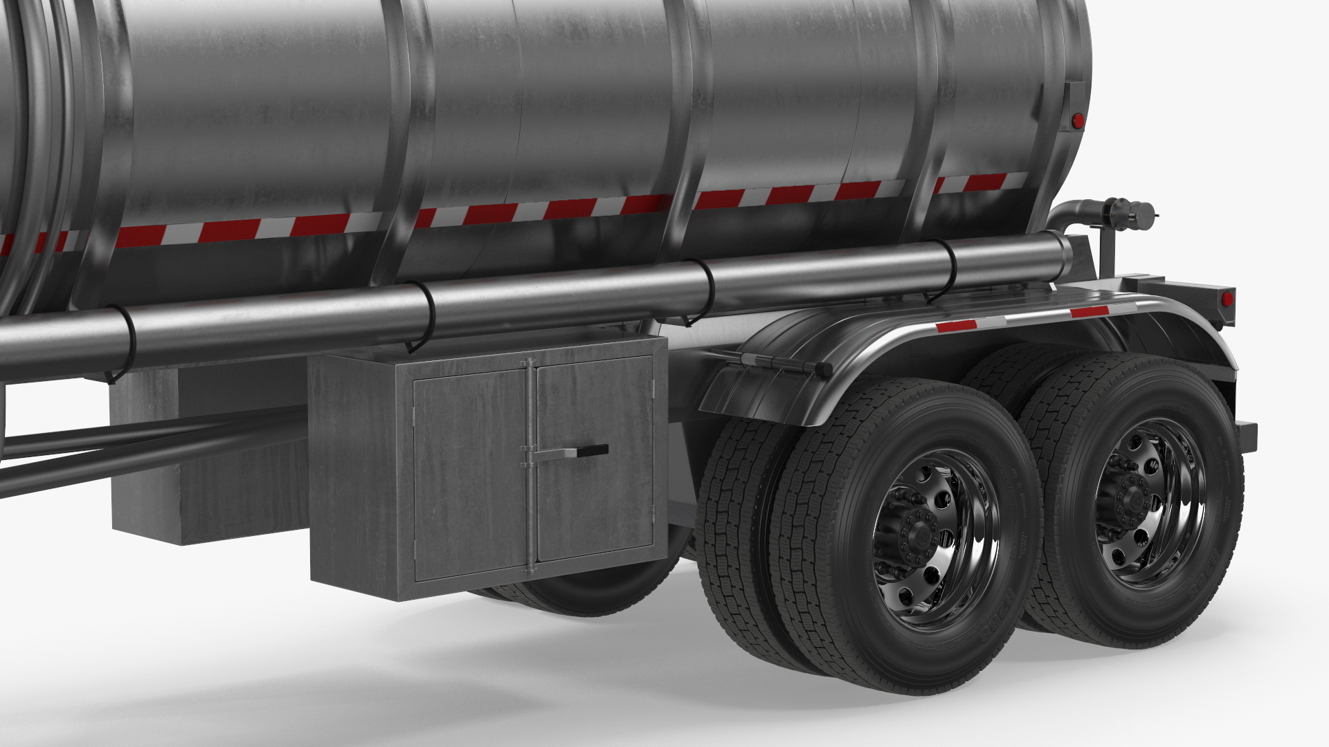 2025 Highway Truck and Tanker Trailer 3D