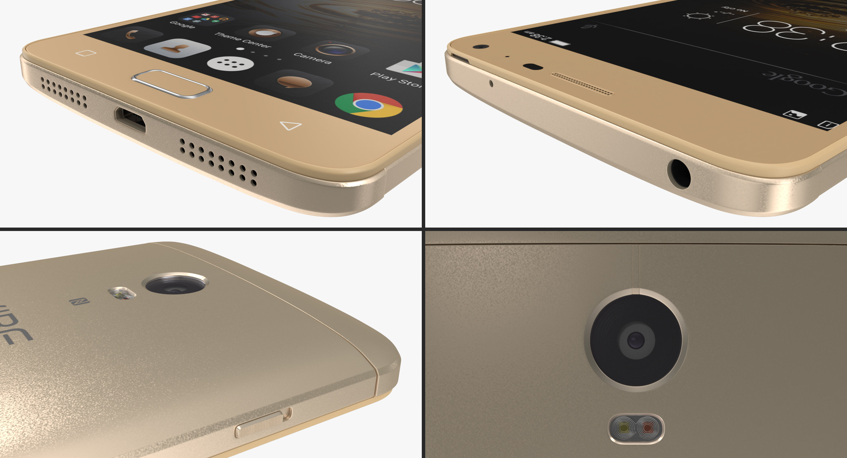 Lenovo Vibe P1 Gold 3D model