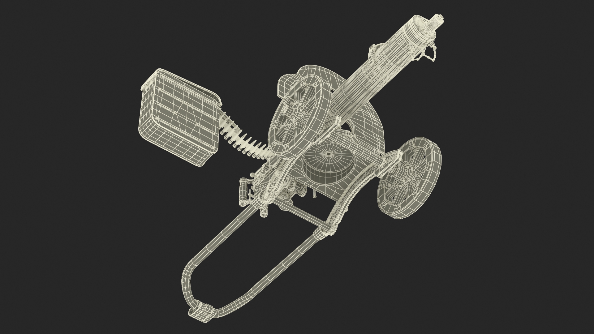 Soviet Maxim Machine Gun 3D model