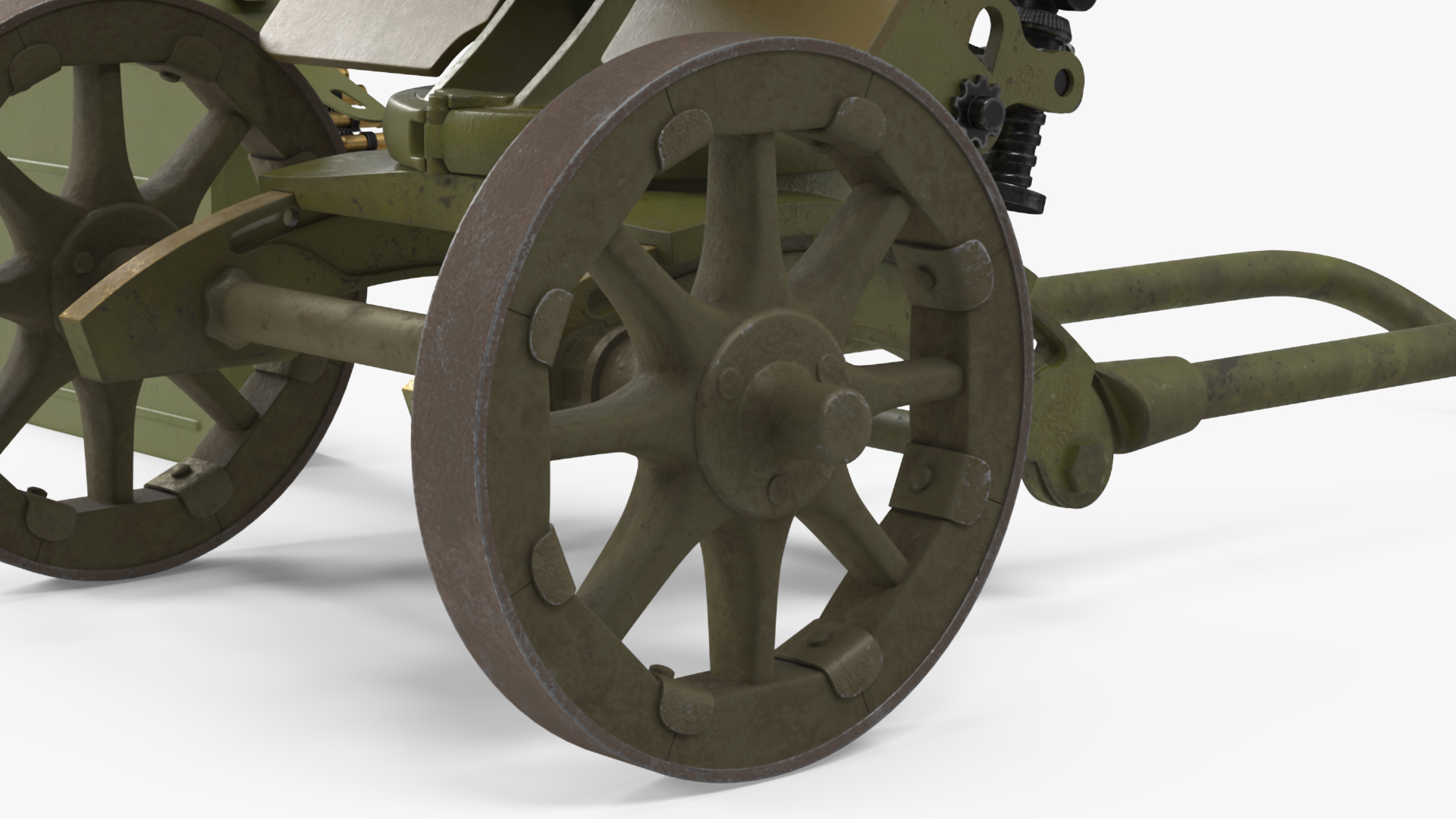 Soviet Maxim Machine Gun 3D model