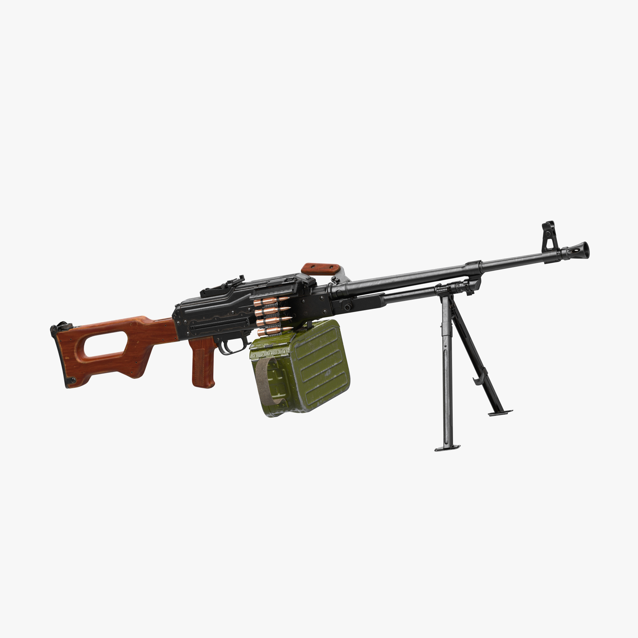 Russian Machine Gun PKM, view 5