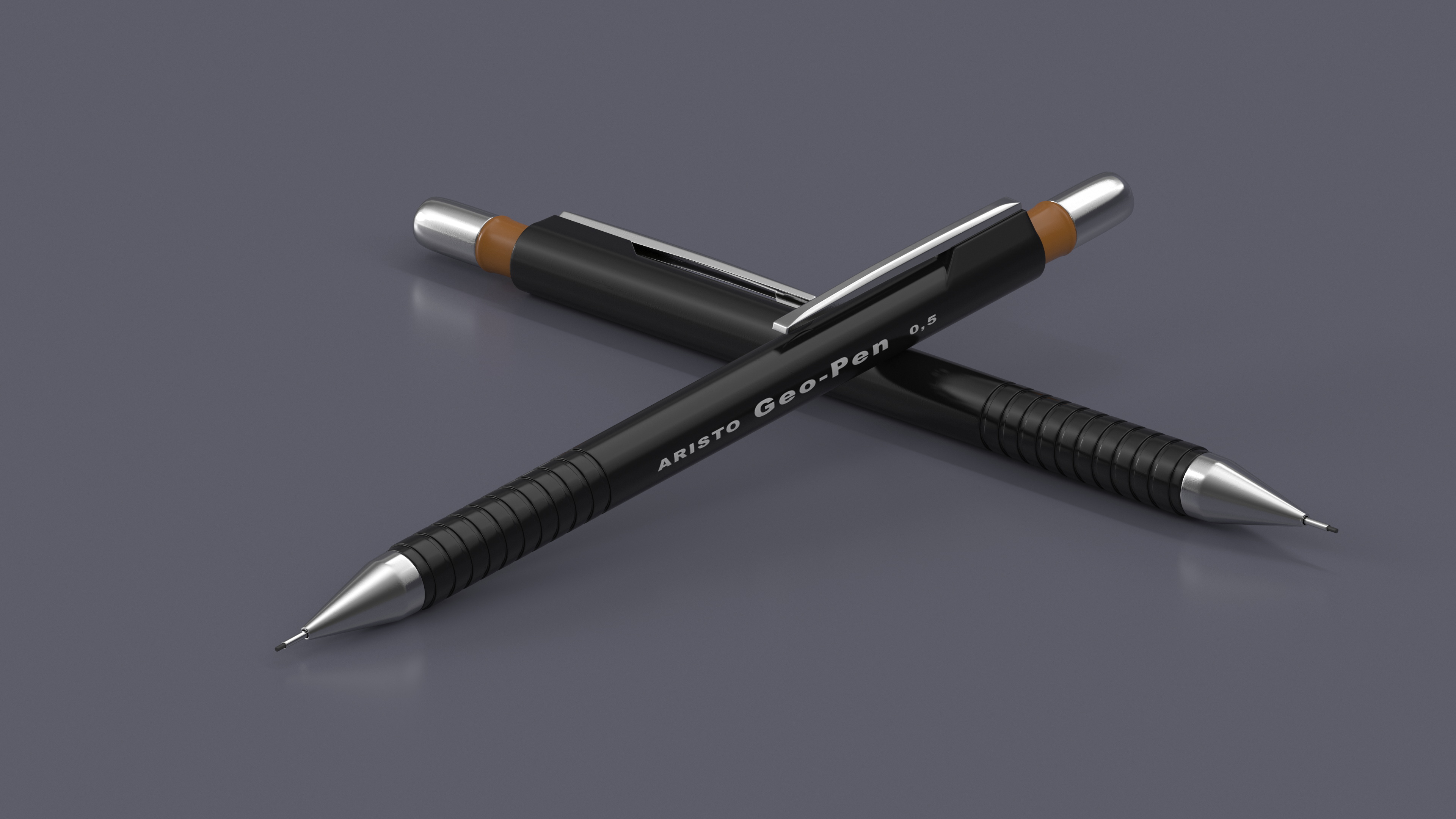 Precision Mechanical Pencil 3D