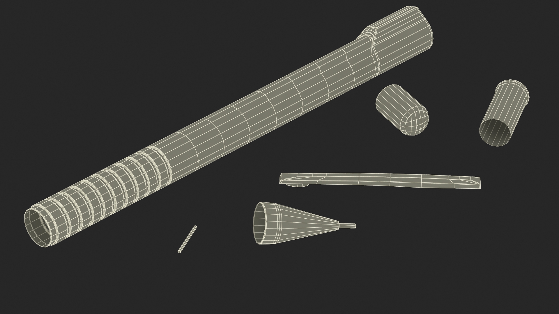 Precision Mechanical Pencil 3D
