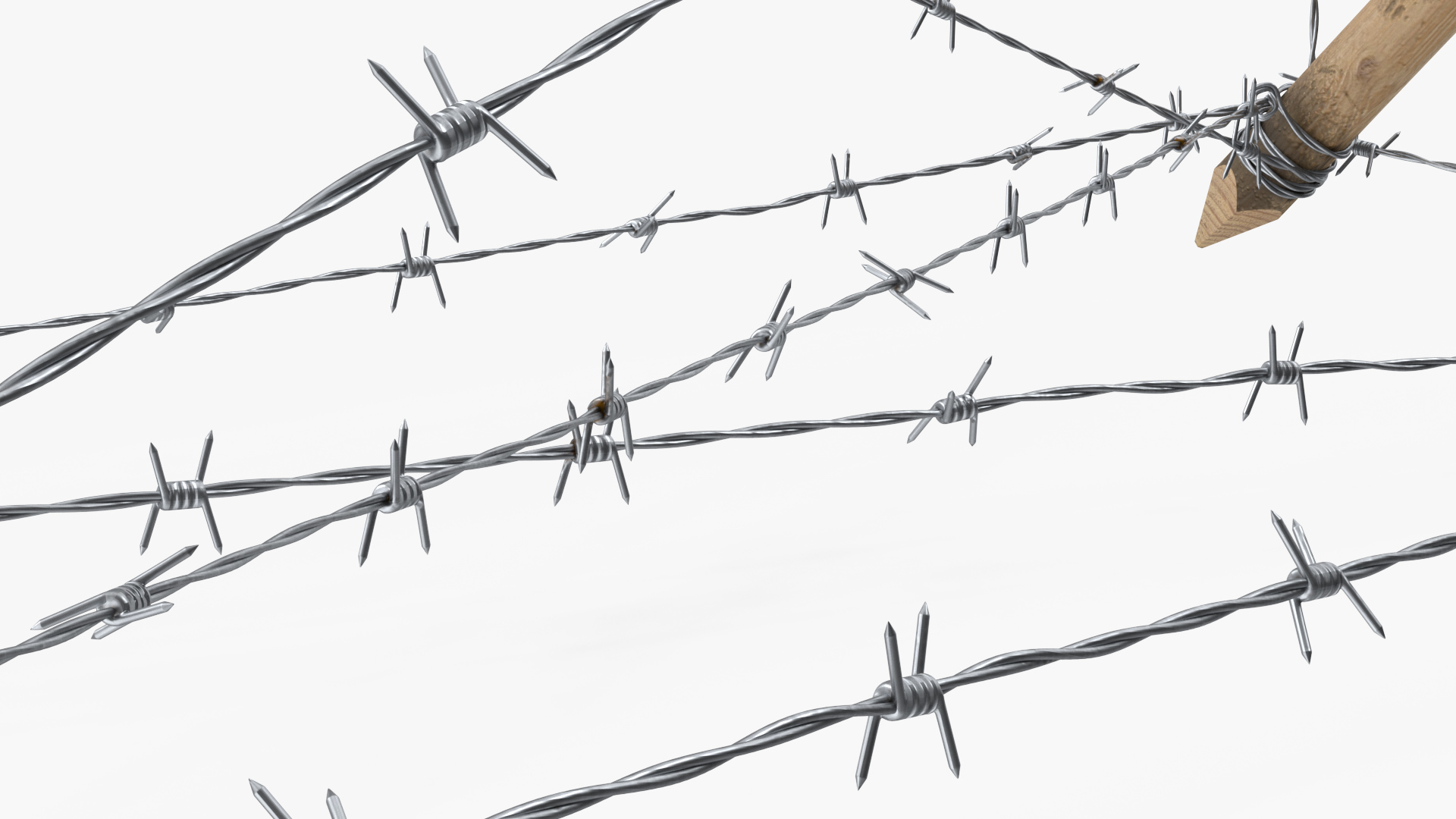 3D Knife Rest Barbed Wire Obstacle