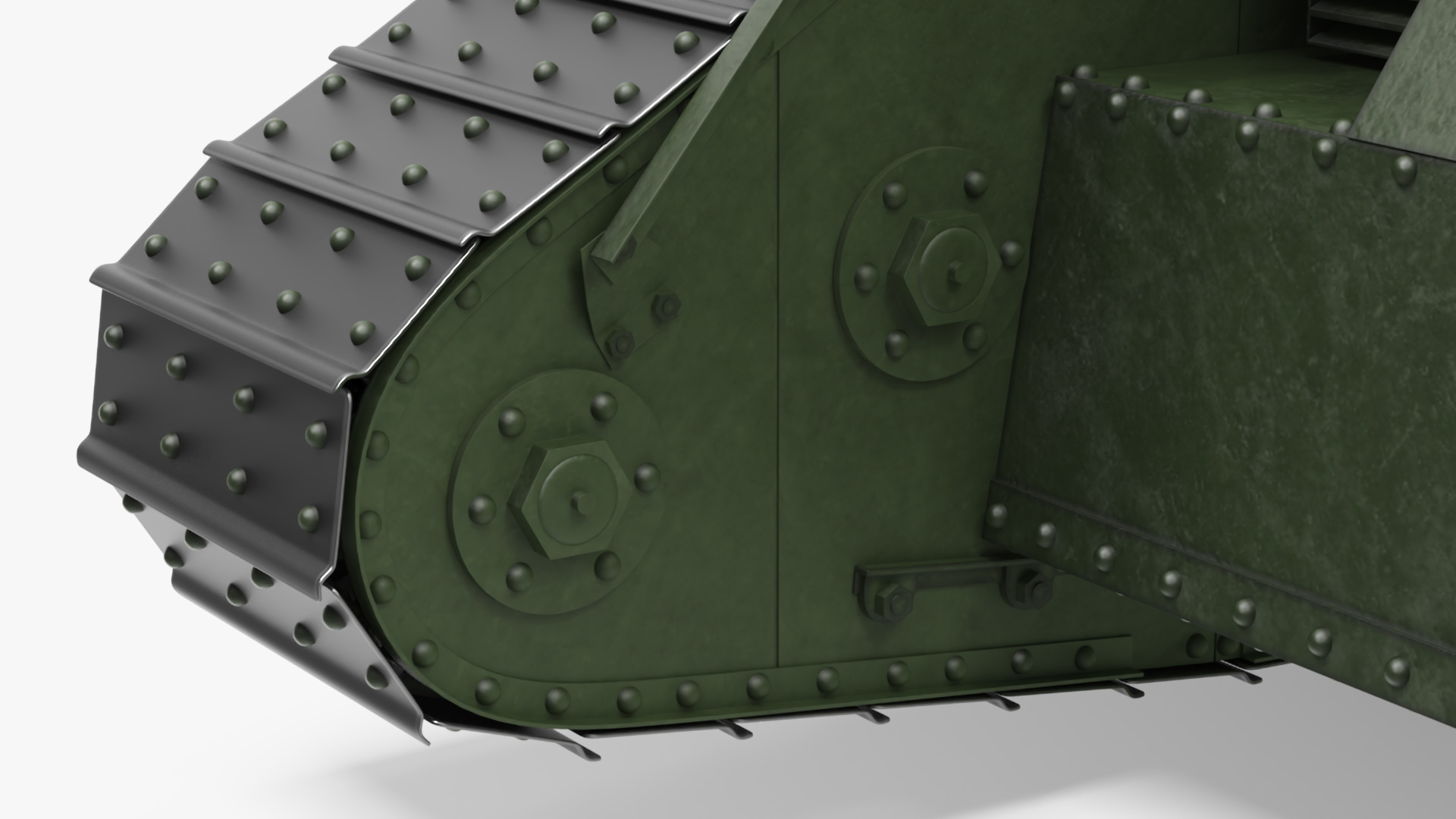 3D model Tank MK 4 Male Green