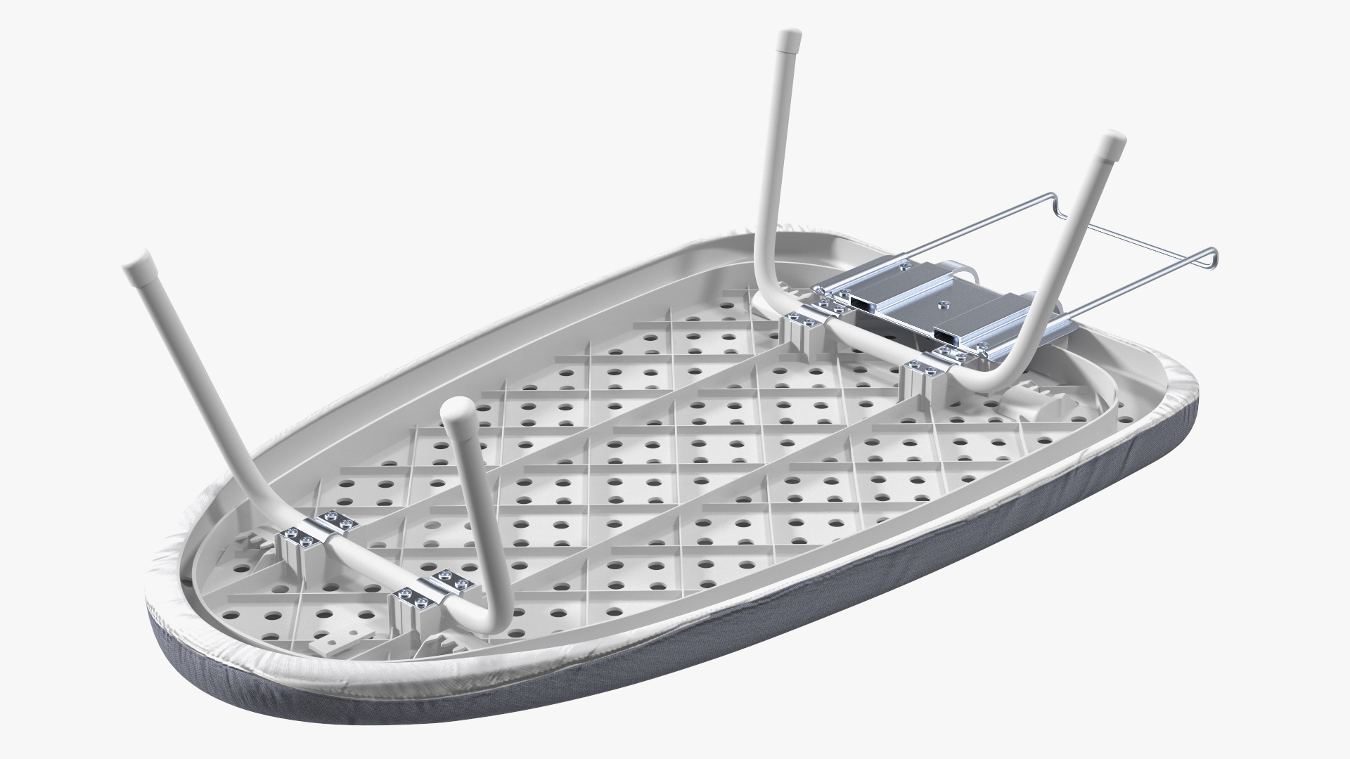 3D Foldable Tabletop Ironing Board Grey