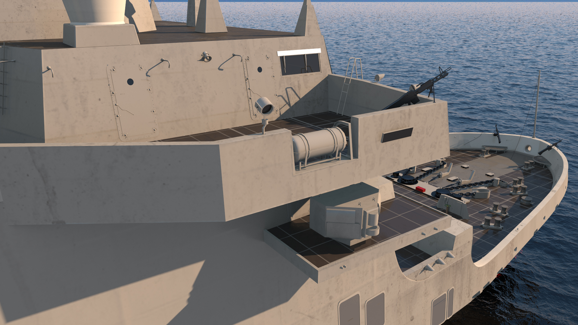 3D San Antonio Class Amphibious Transport Dock model