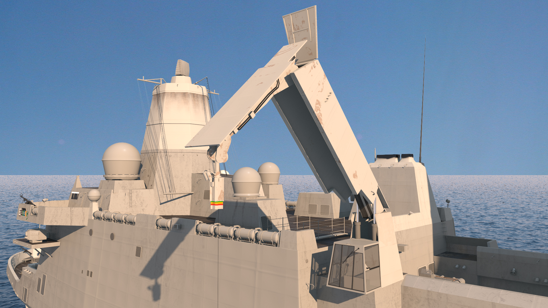 3D San Antonio Class Amphibious Transport Dock model