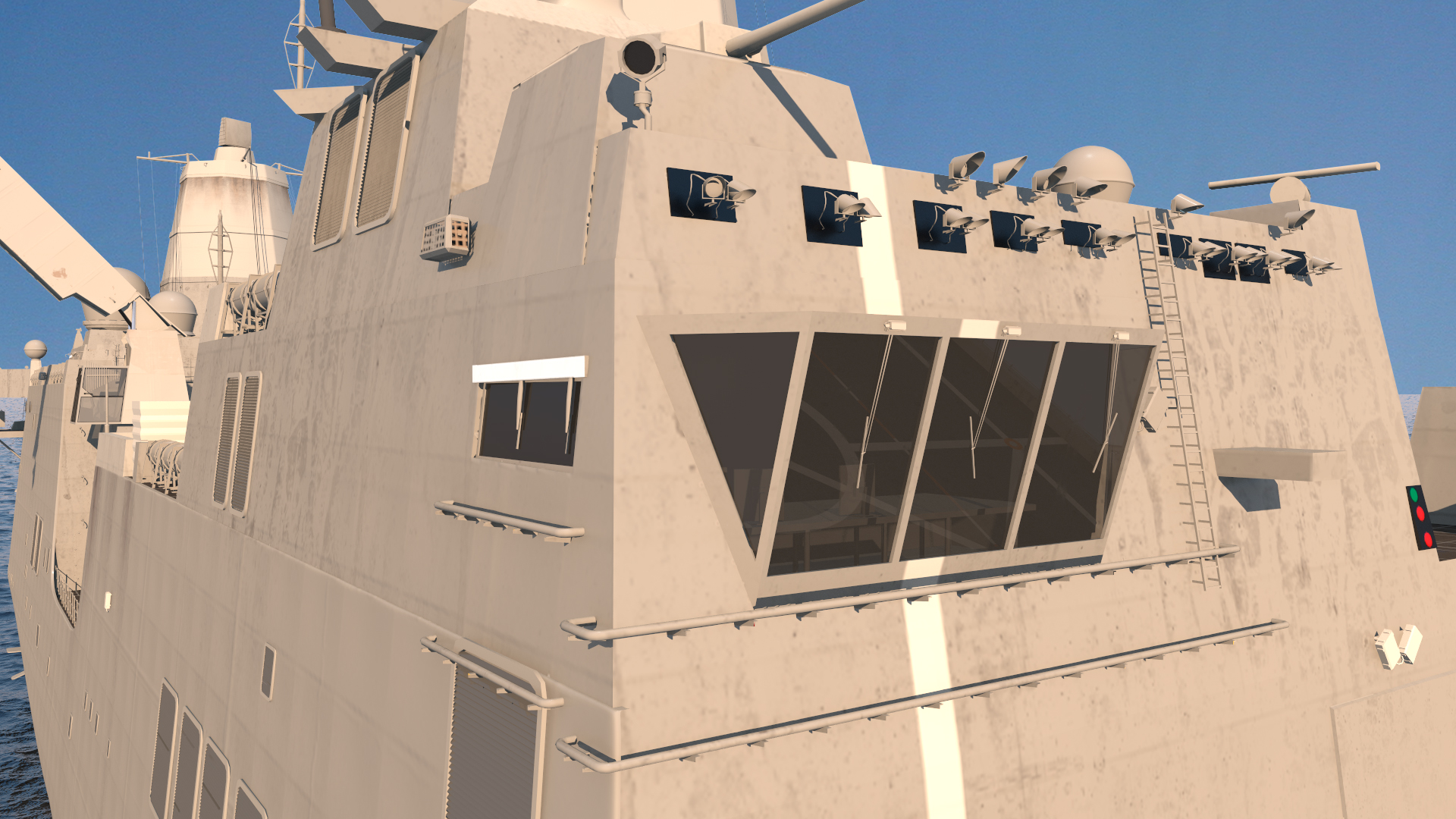 3D San Antonio Class Amphibious Transport Dock model