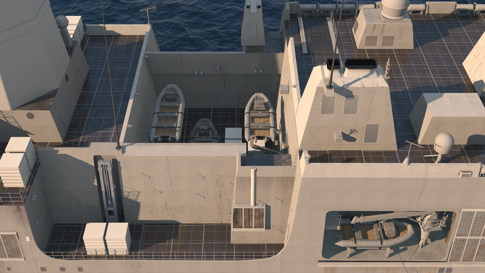 3D San Antonio Class Amphibious Transport Dock model