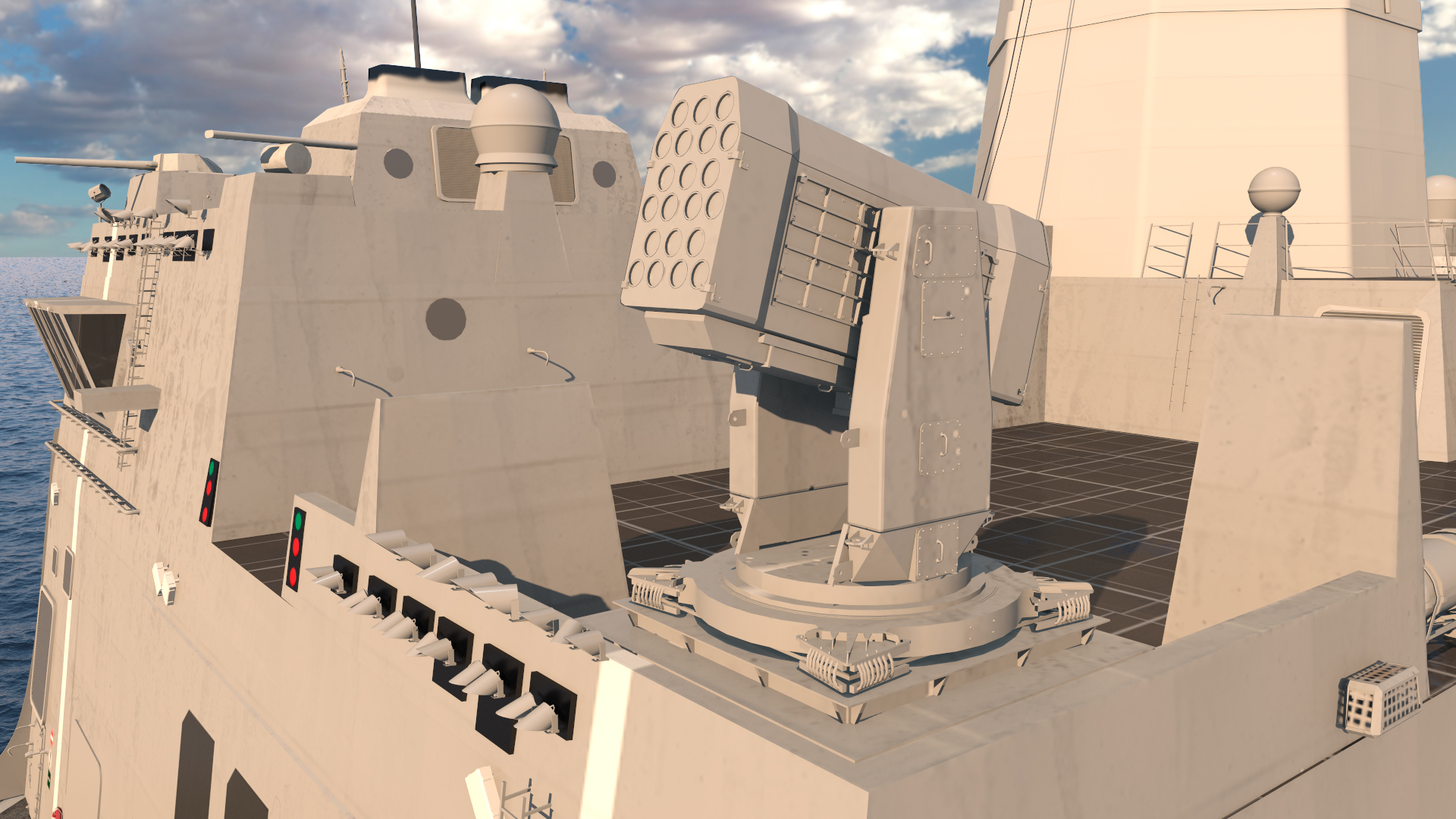 3D San Antonio Class Amphibious Transport Dock model