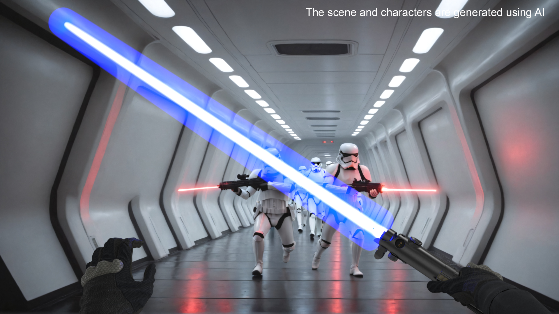 Star Wars Luke Skywalker Energy Sword 3D