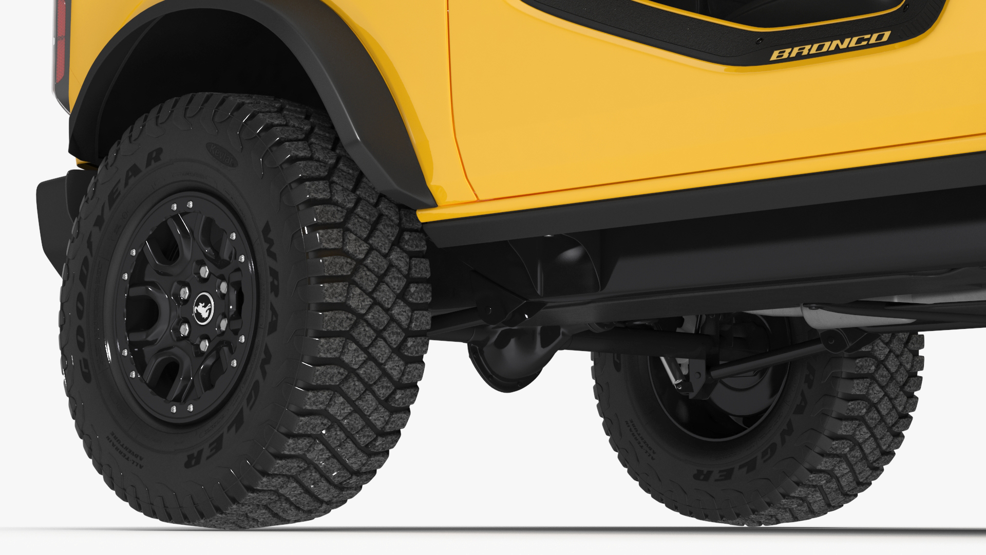 3D model Ford Bronco 2021 Two Door 4X4 Simple Interior