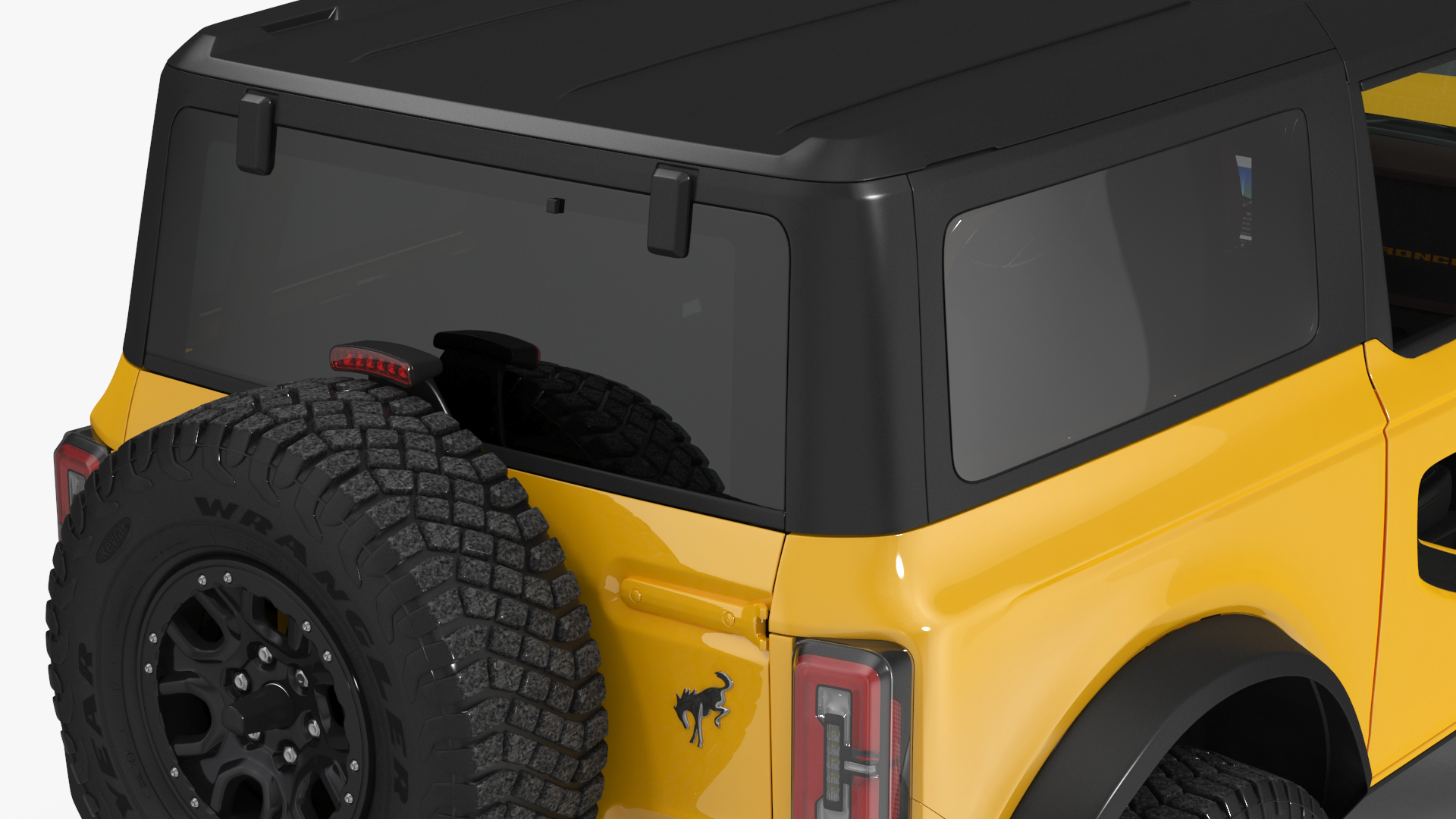 3D model Ford Bronco 2021 Two Door 4X4 Simple Interior