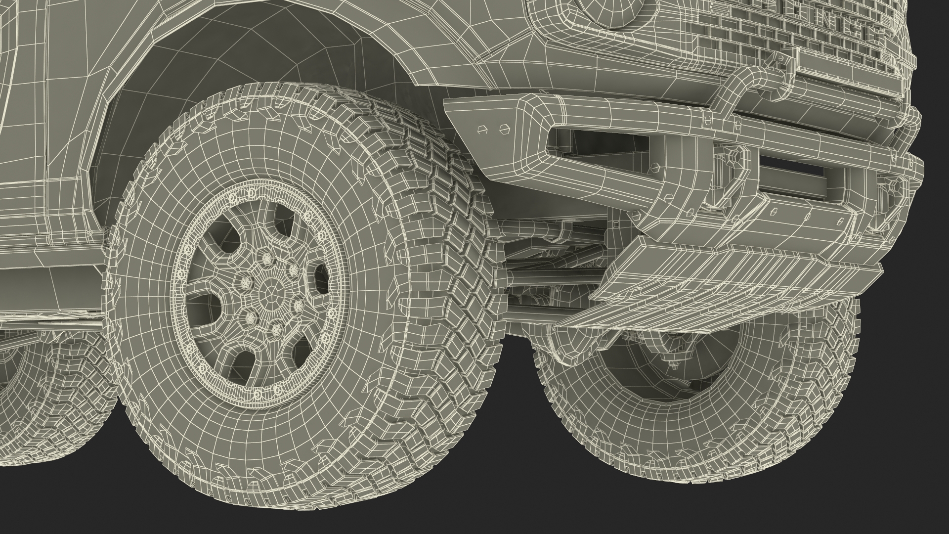 3D model Ford Bronco 2021 Two Door 4X4 Simple Interior