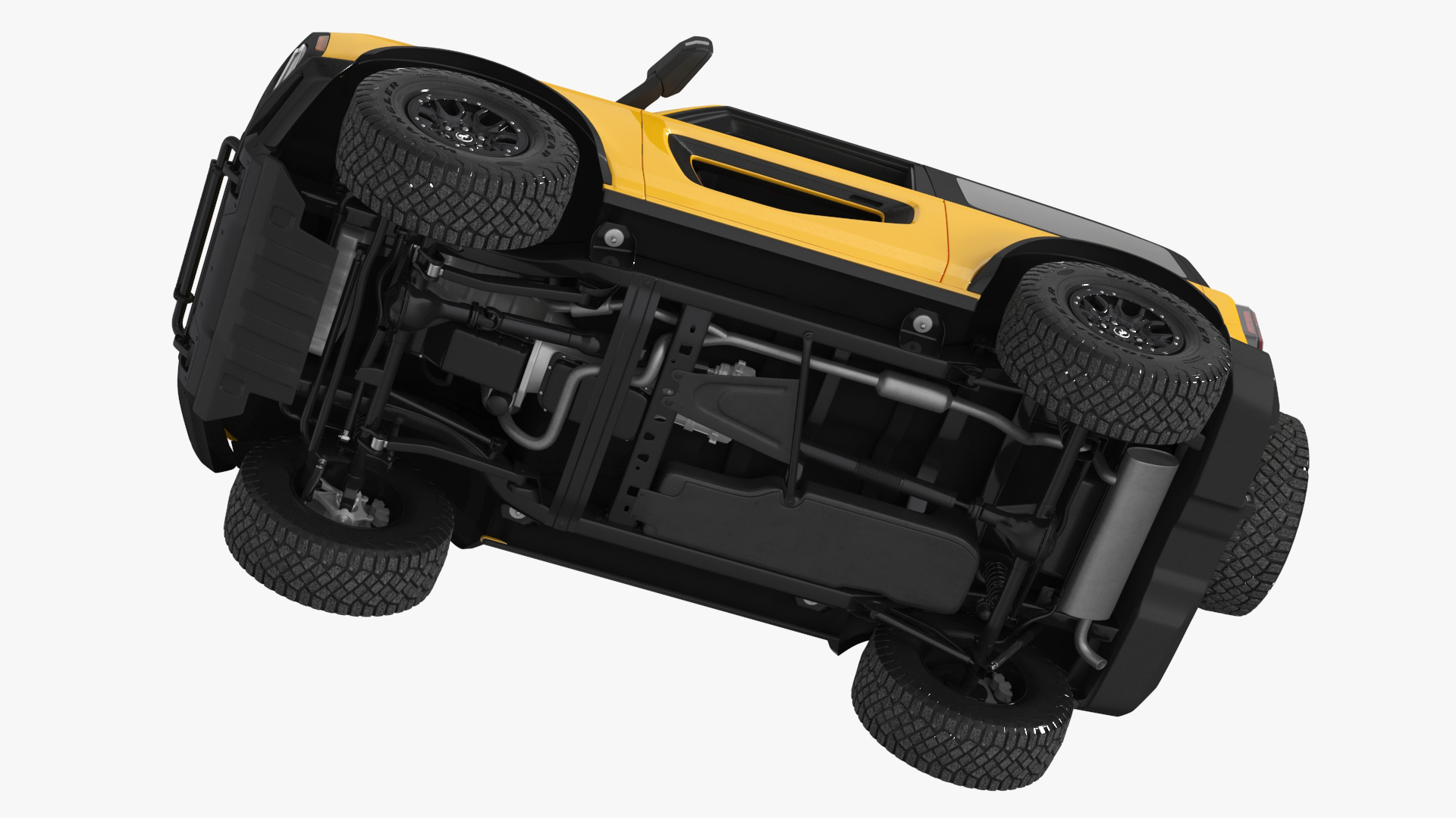 3D model Ford Bronco 2021 Two Door 4X4 Simple Interior
