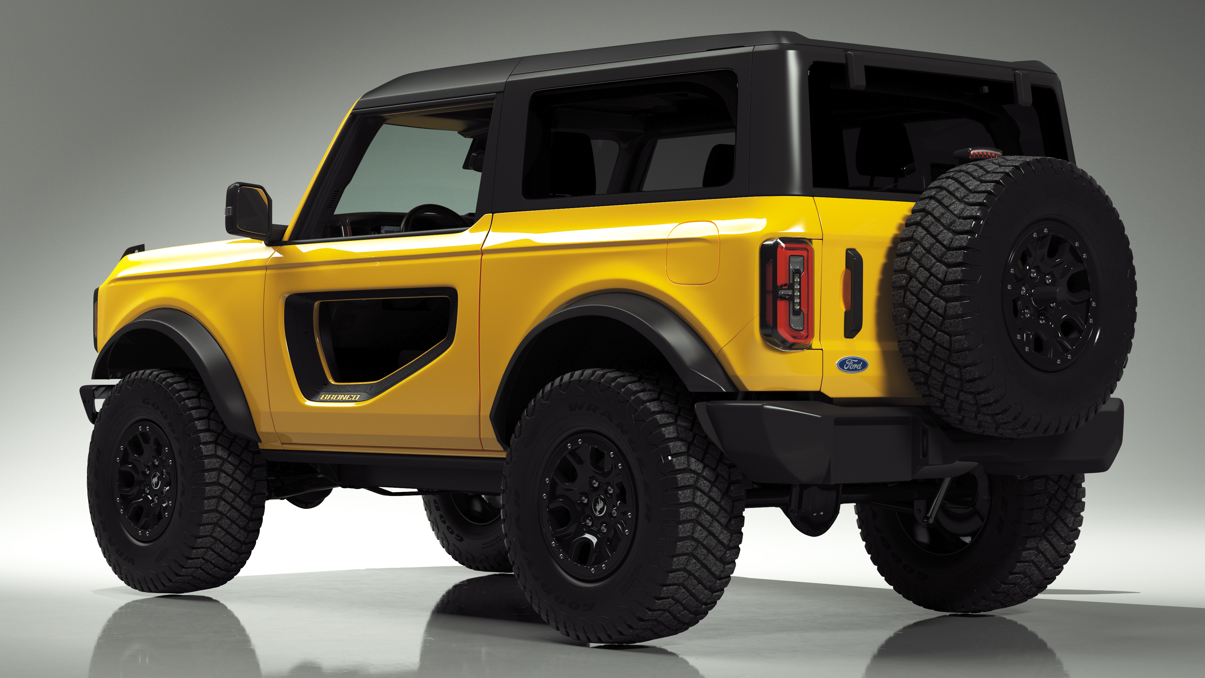 3D model Ford Bronco 2021 Two Door 4X4 Simple Interior