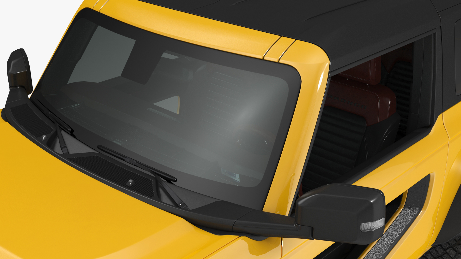 3D model Ford Bronco 2021 Two Door 4X4 Simple Interior