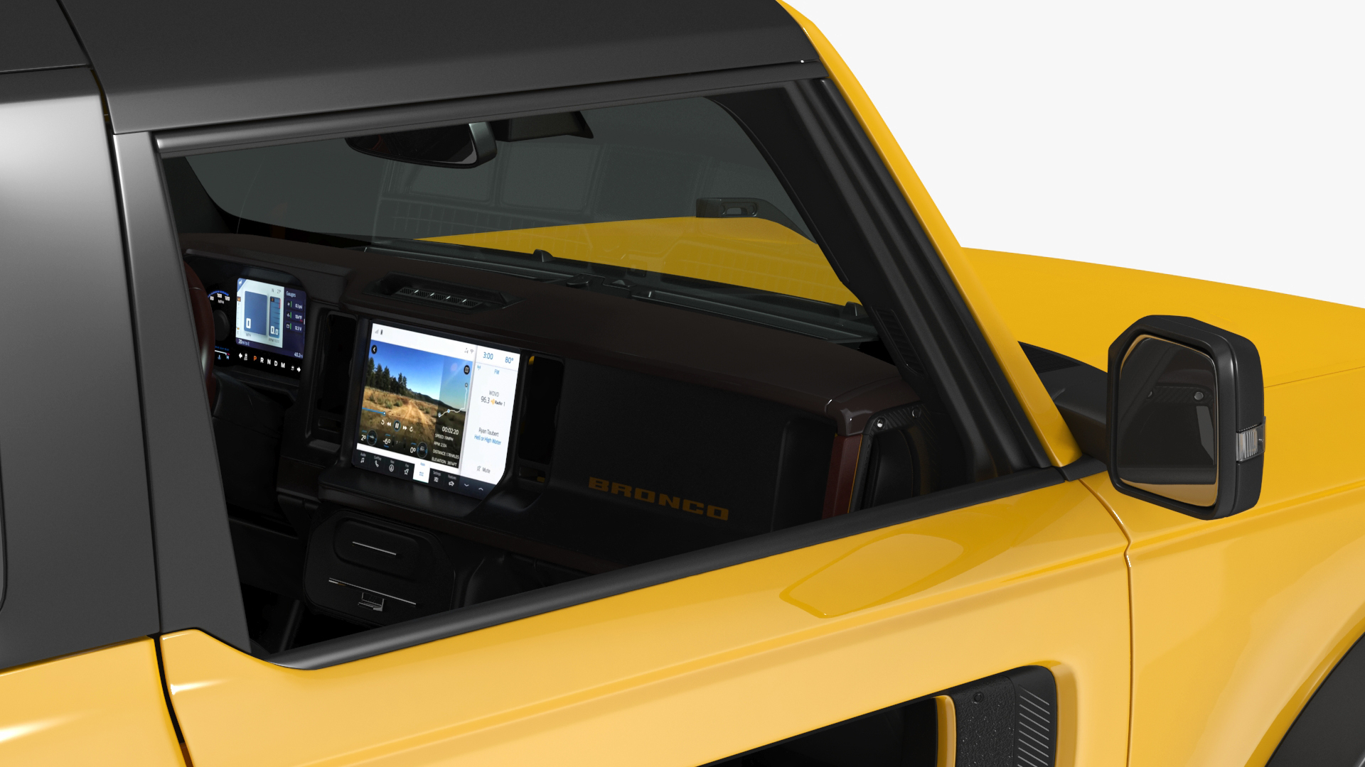 3D model Ford Bronco 2021 Two Door 4X4 Simple Interior