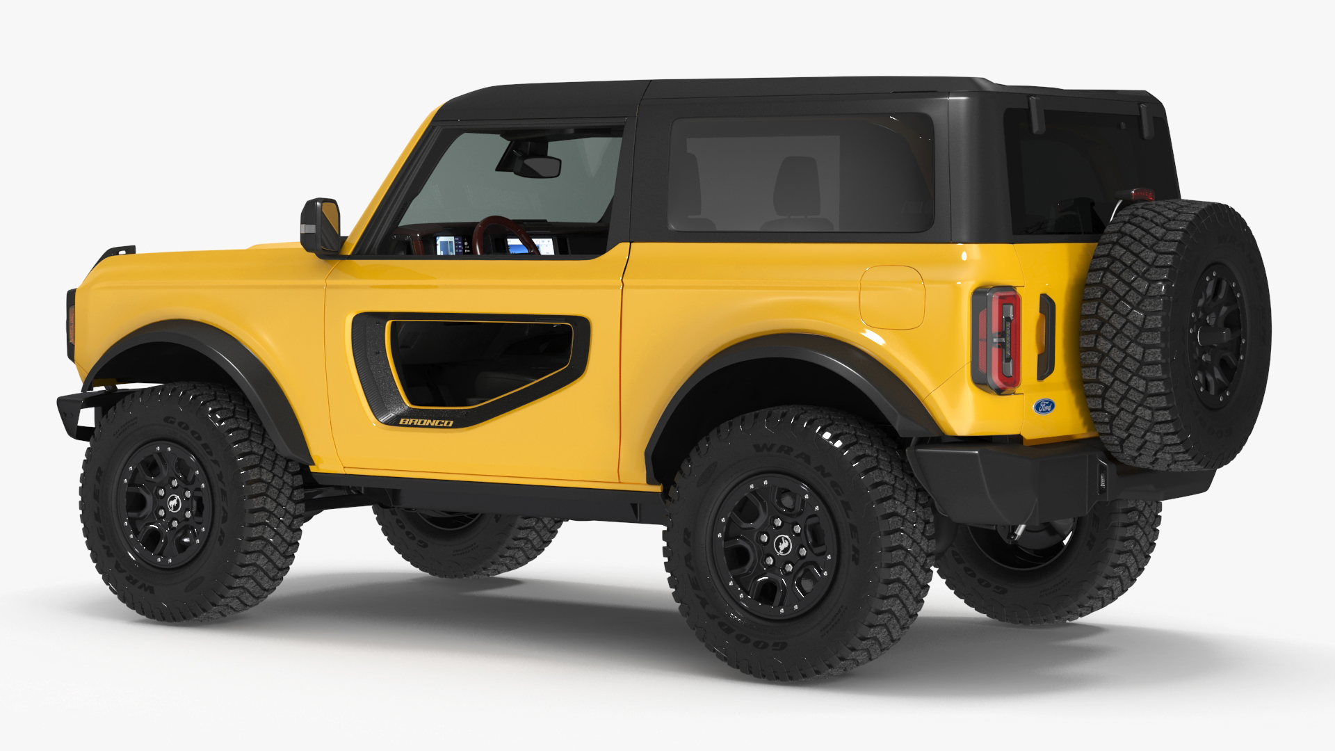 3D model Ford Bronco 2021 Two Door 4X4 Simple Interior