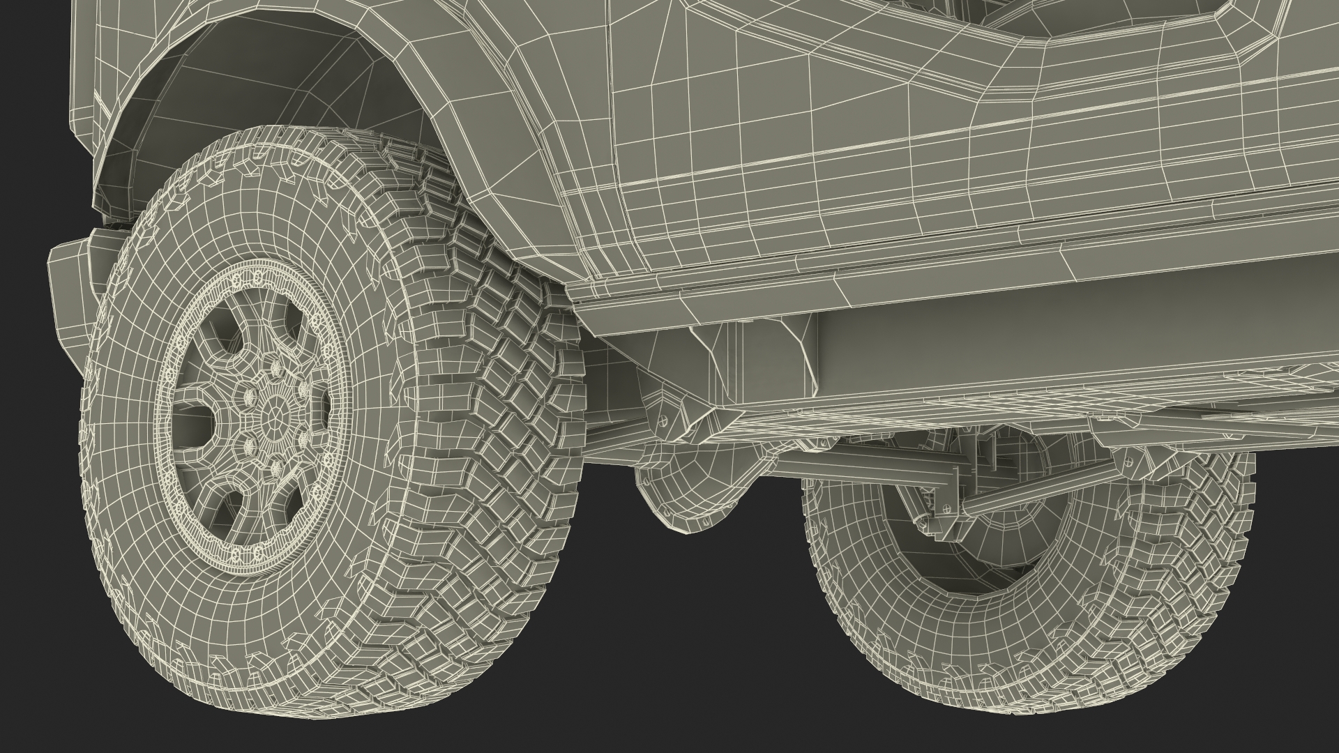 3D model Ford Bronco 2021 Two Door 4X4 Simple Interior
