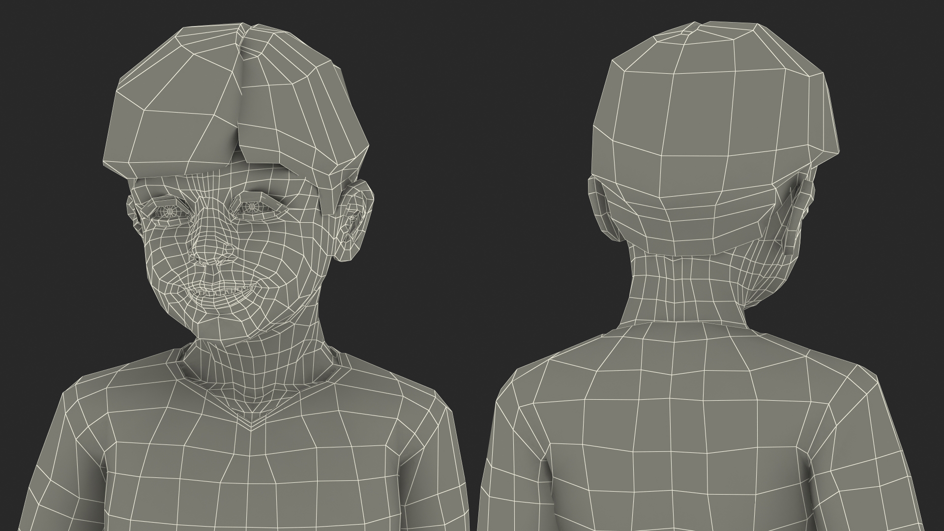 3D Realistic Child Boy Sport Style