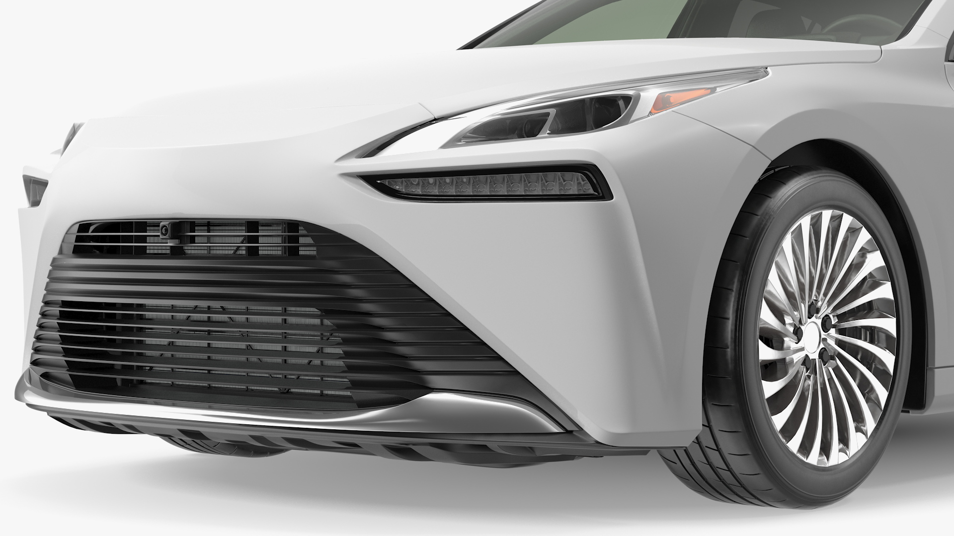 3D Hydrogen Fuel Cell Vehicle Fully Detailed Rigged model