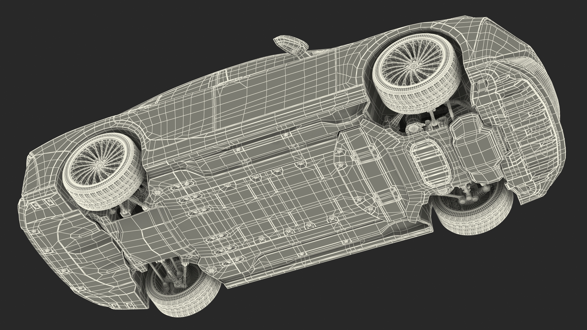 3D Hydrogen Fuel Cell Vehicle Fully Detailed Rigged model