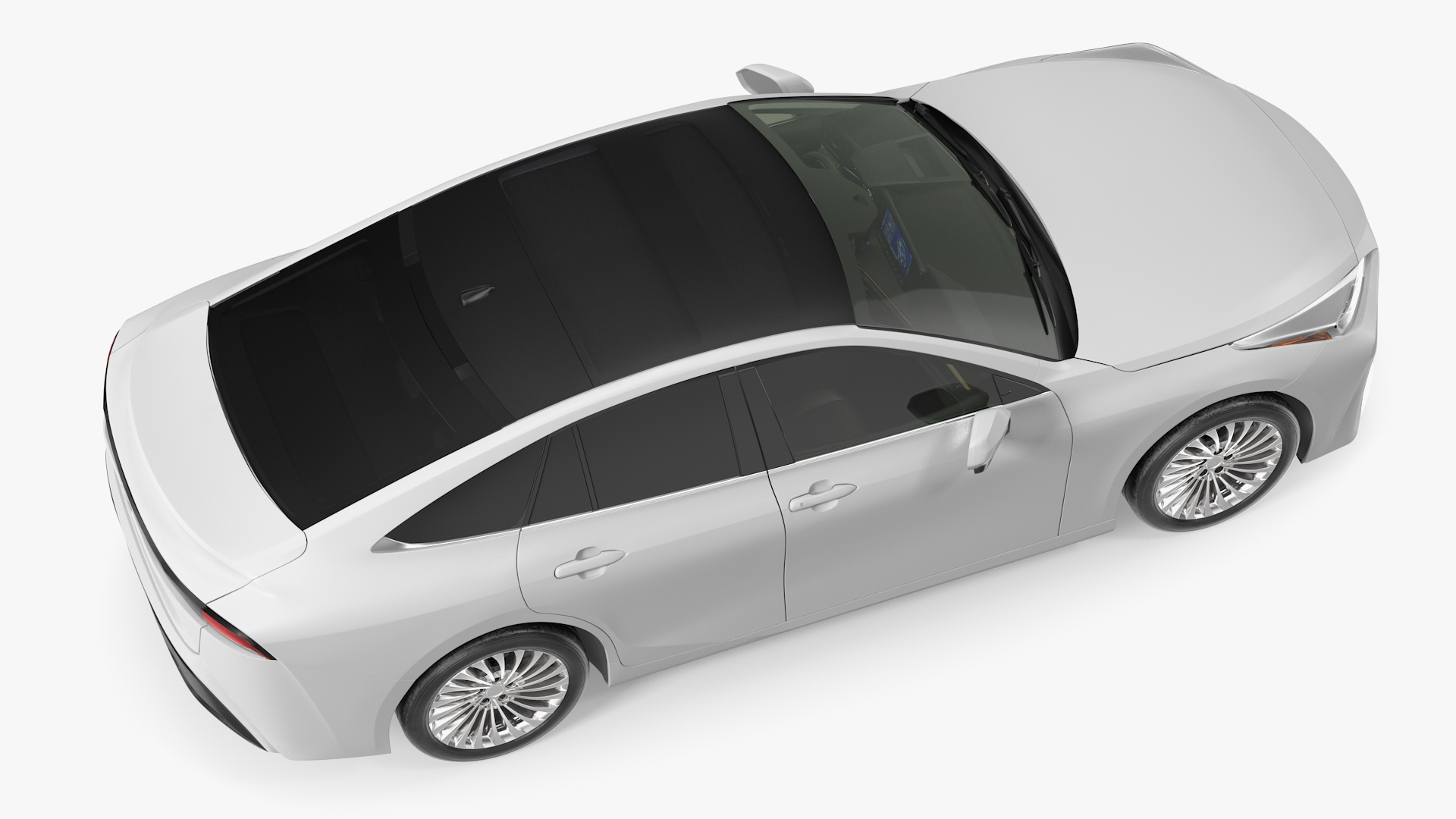3D Hydrogen Fuel Cell Vehicle Fully Detailed Rigged model