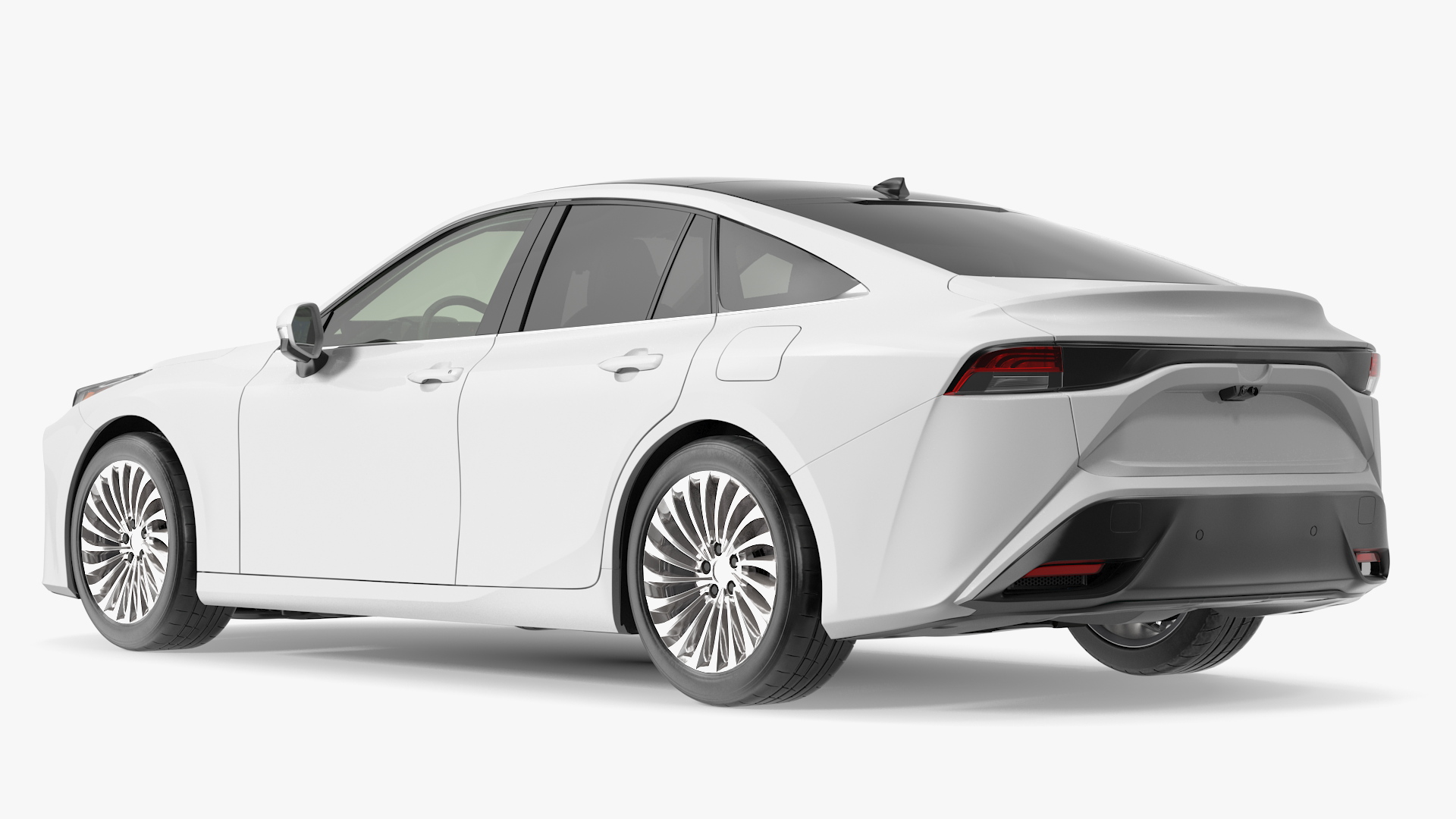 3D Hydrogen Fuel Cell Vehicle Fully Detailed Rigged model
